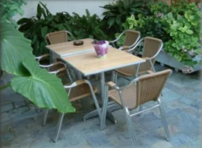 Patio in Blue Sky