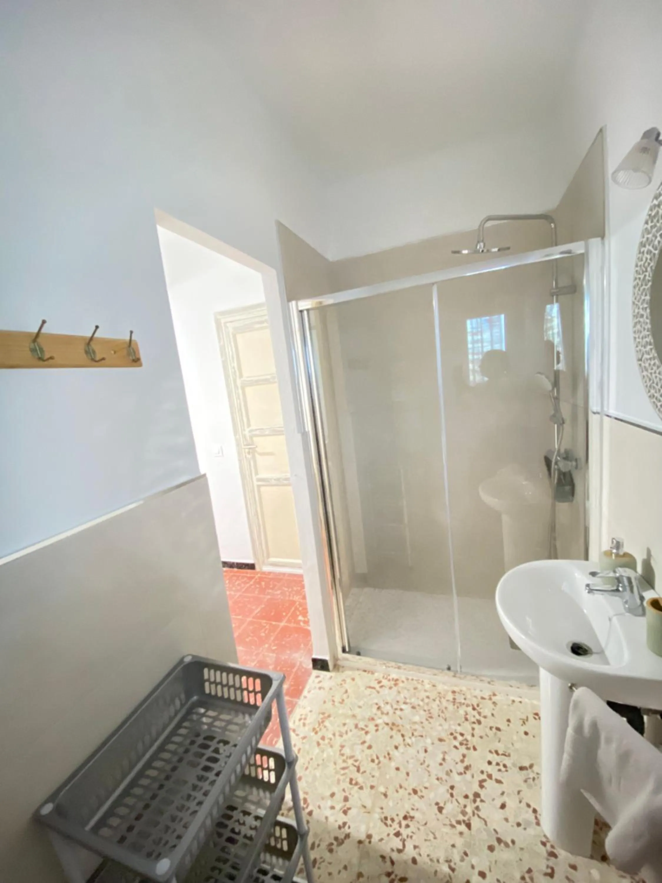 Shower in Hotel Rural Casa Fina - Adults Recommended