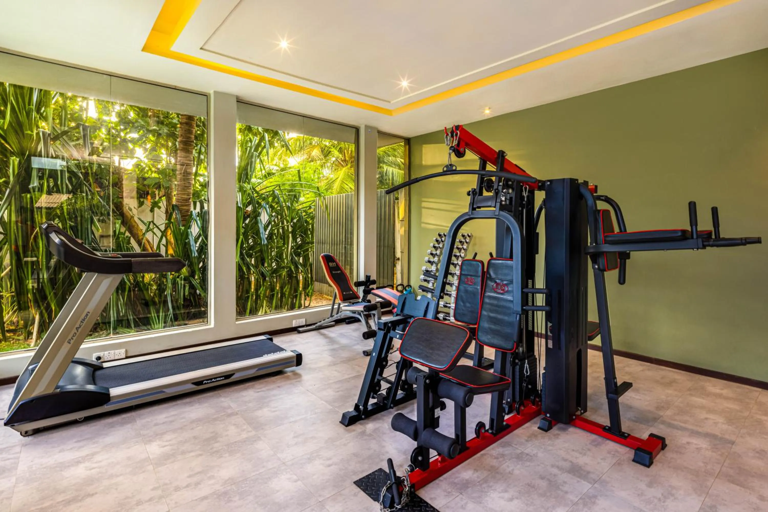 Fitness centre/facilities in Chaarya Resort & Spa