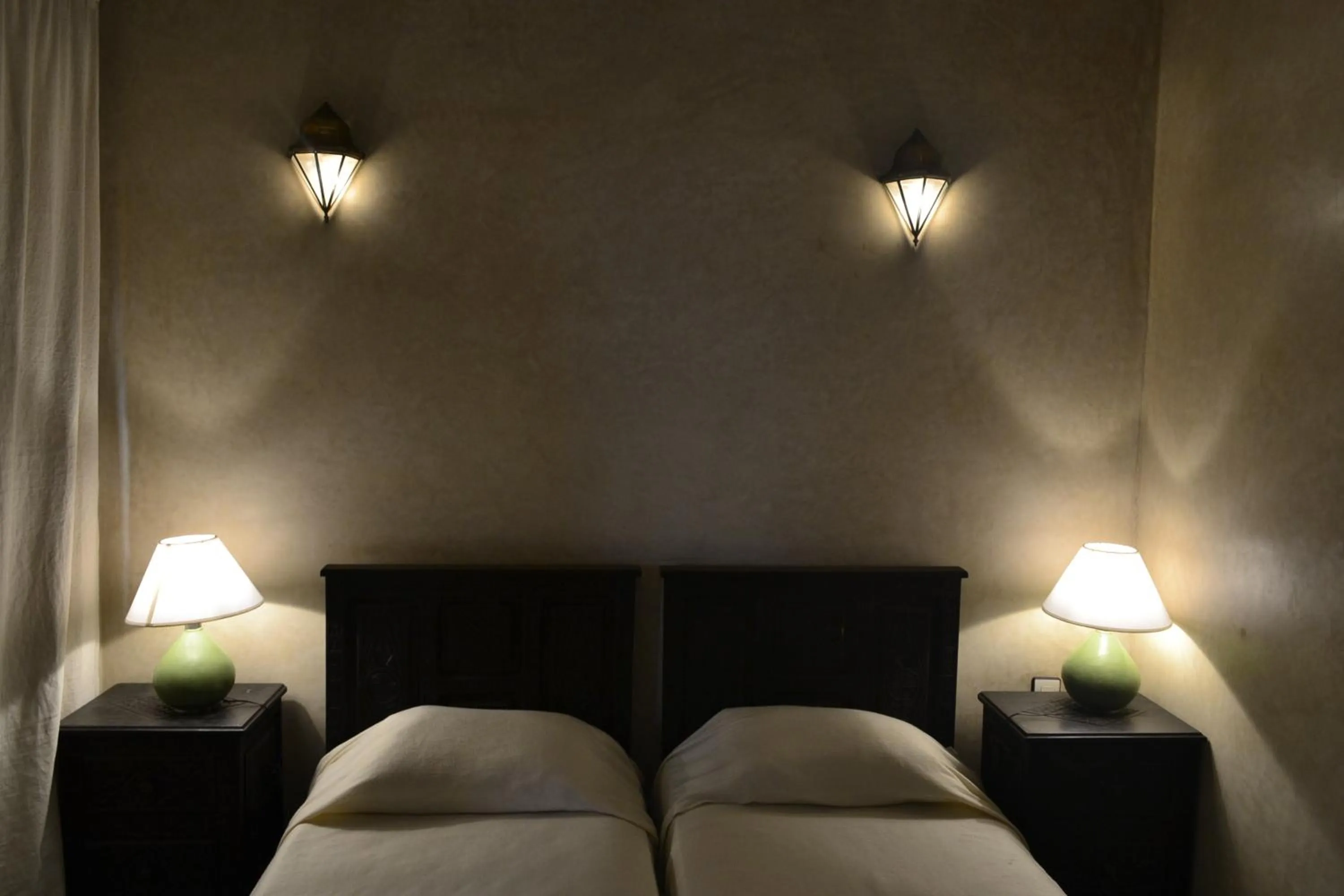 Decorative detail, Bed in Riad Charik