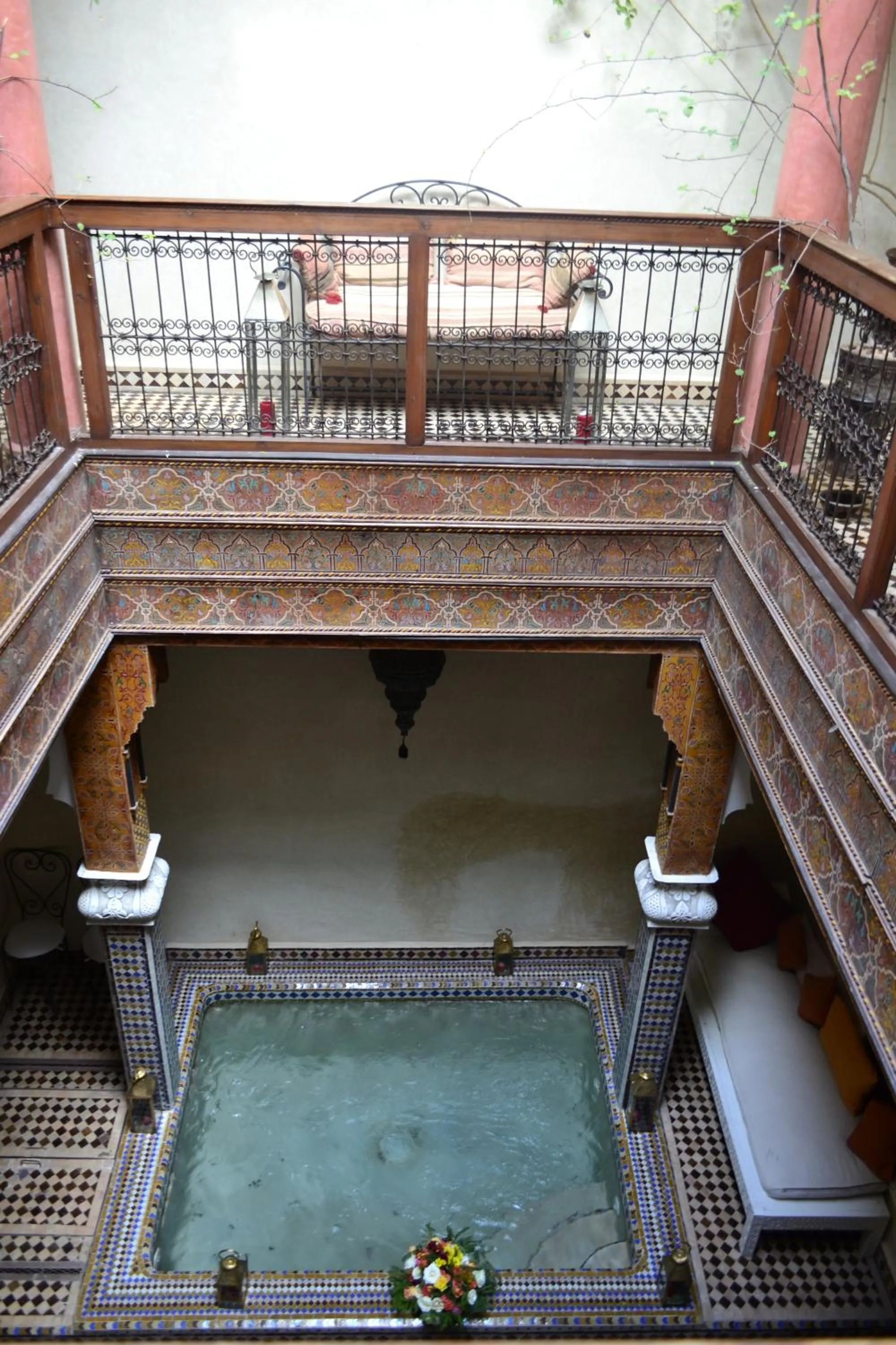 Decorative detail in Riad Charik