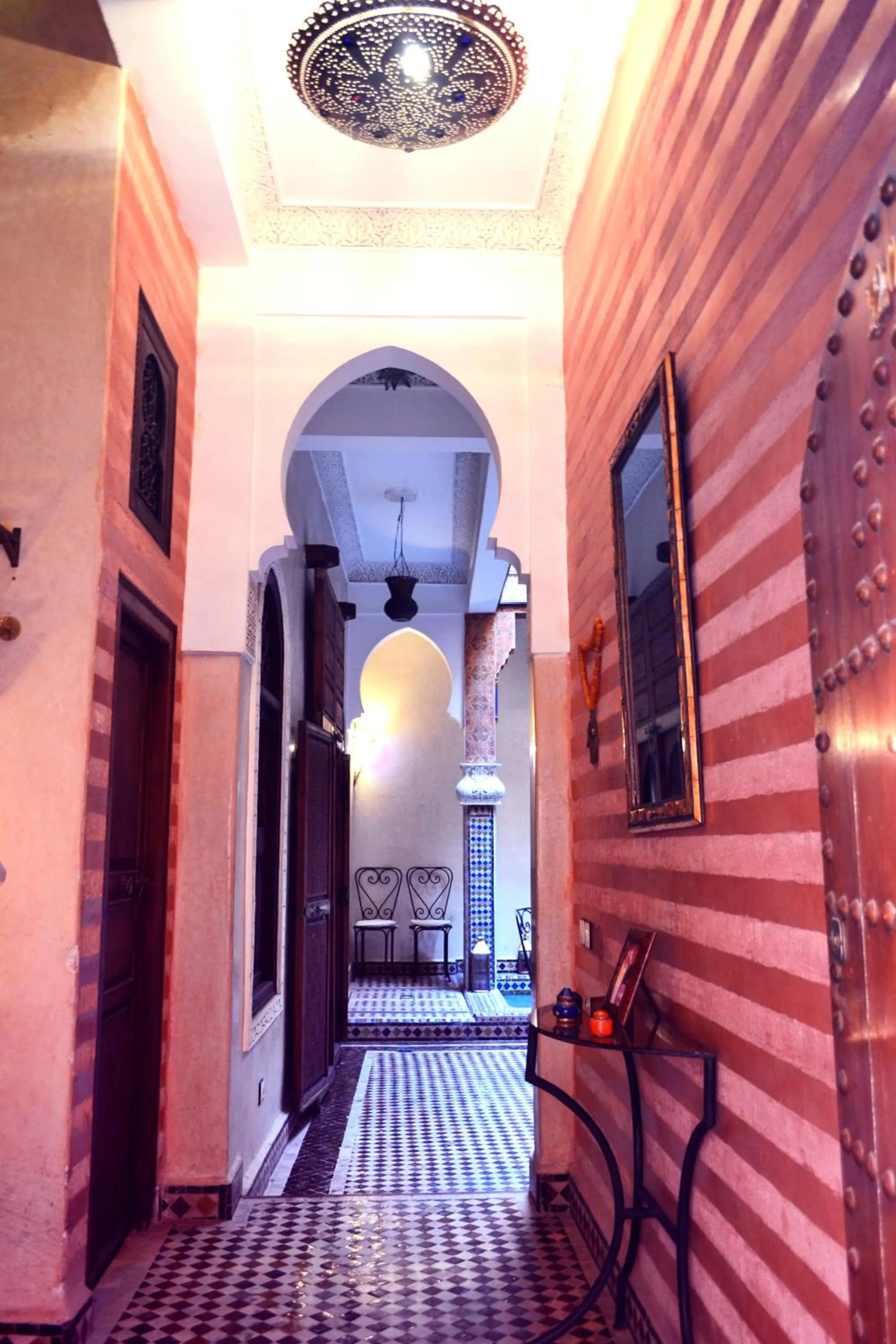 Decorative detail in Riad Charik