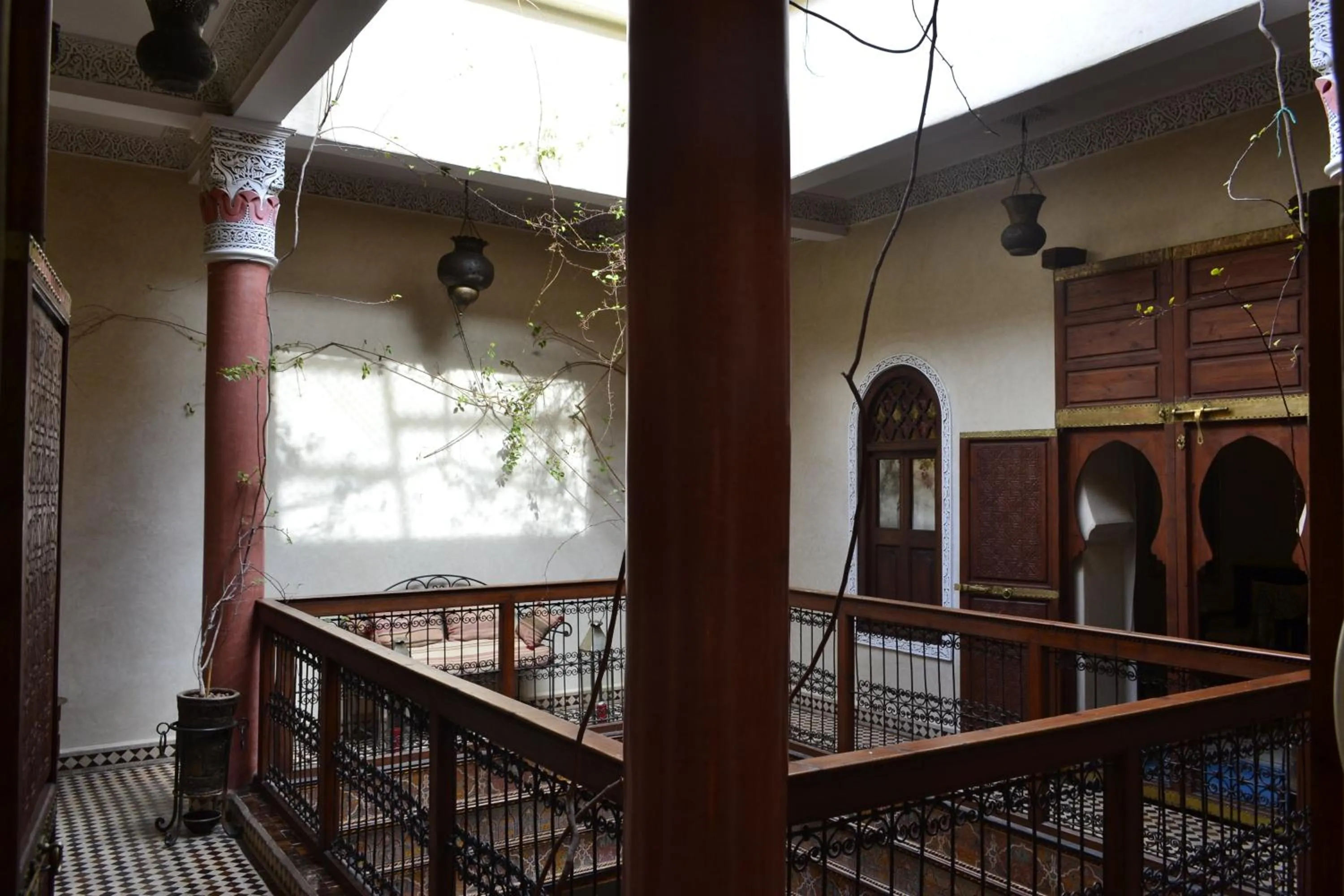Decorative detail in Riad Charik