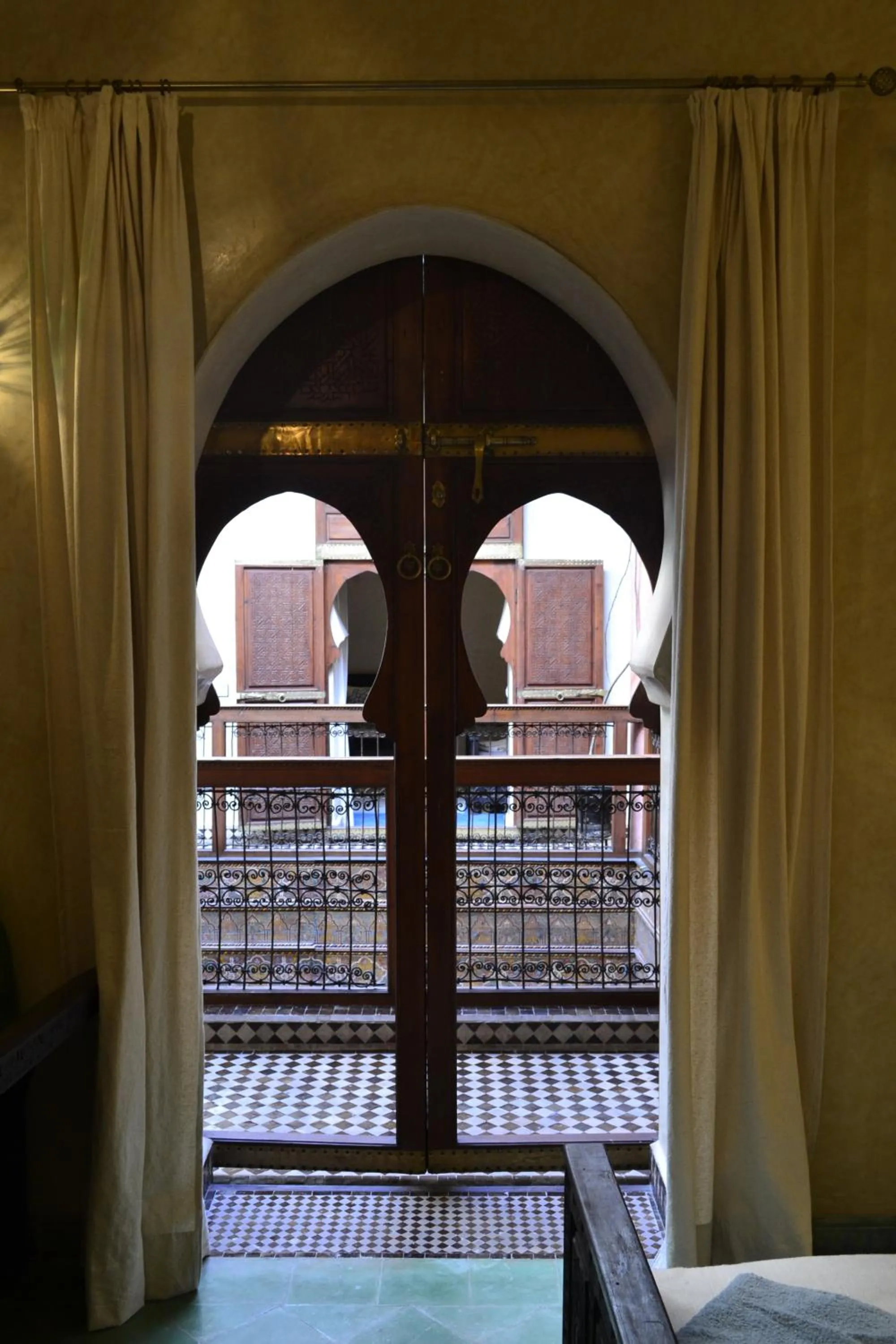 Decorative detail in Riad Charik
