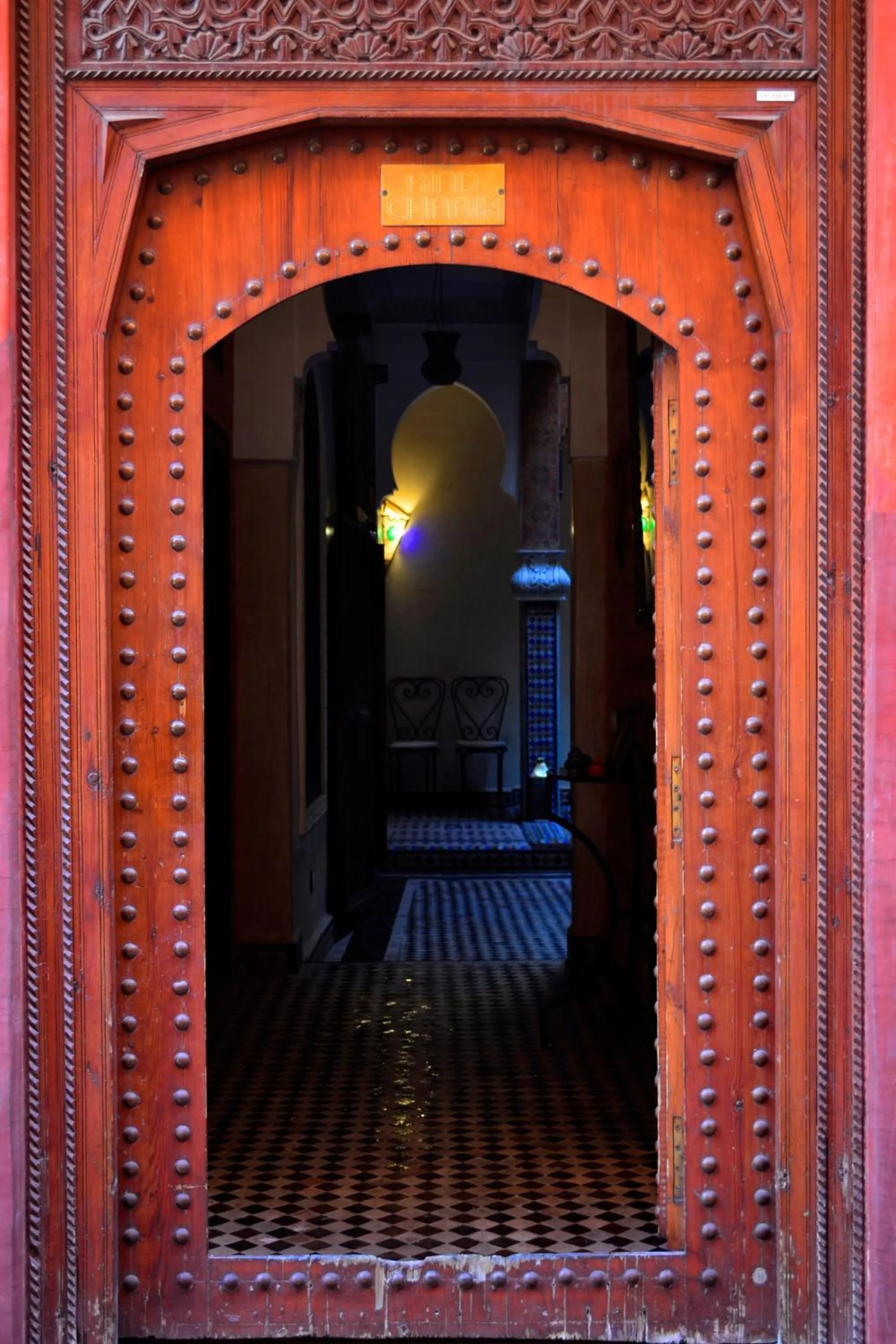 Facade/entrance in Riad Charik