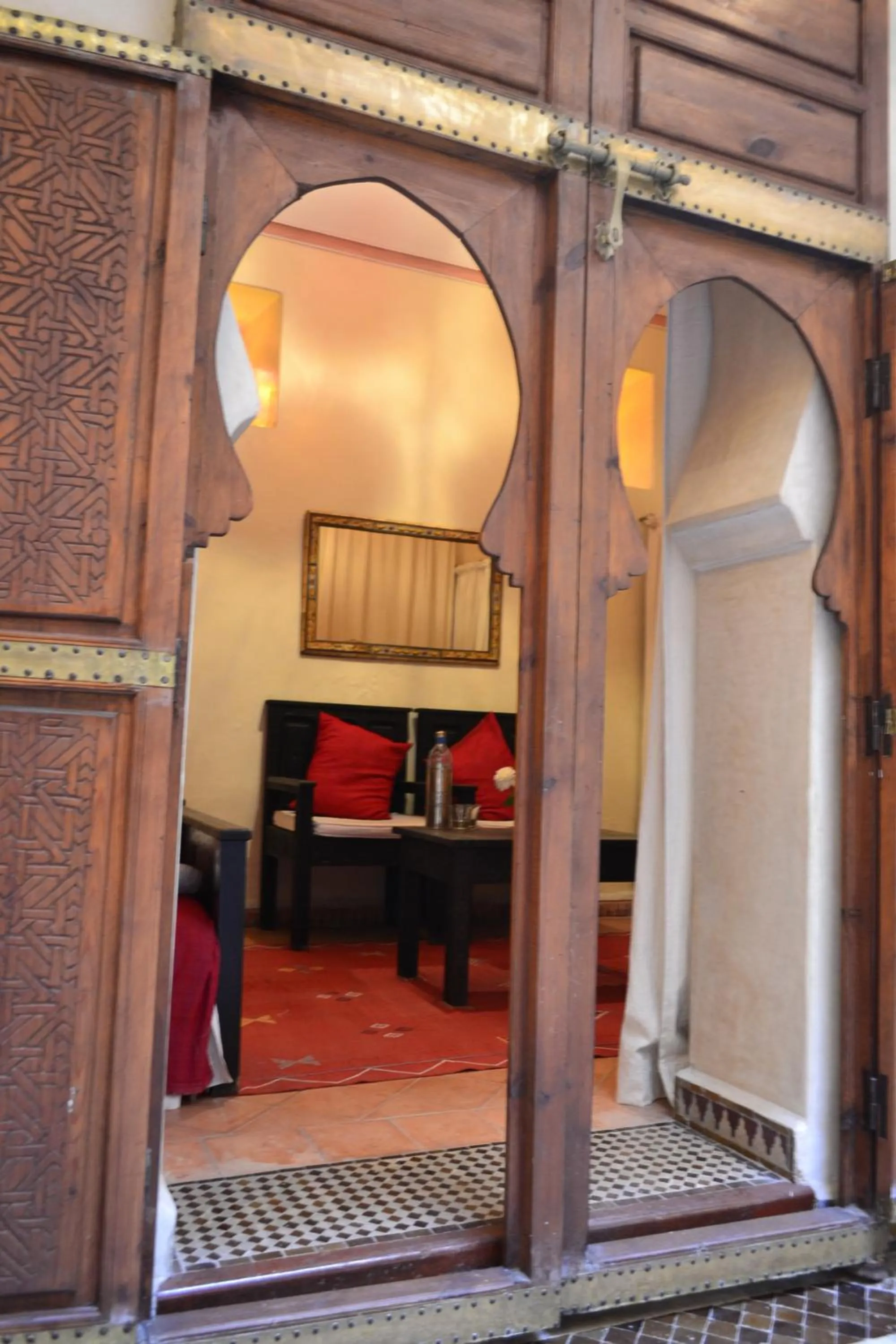 Decorative detail in Riad Charik