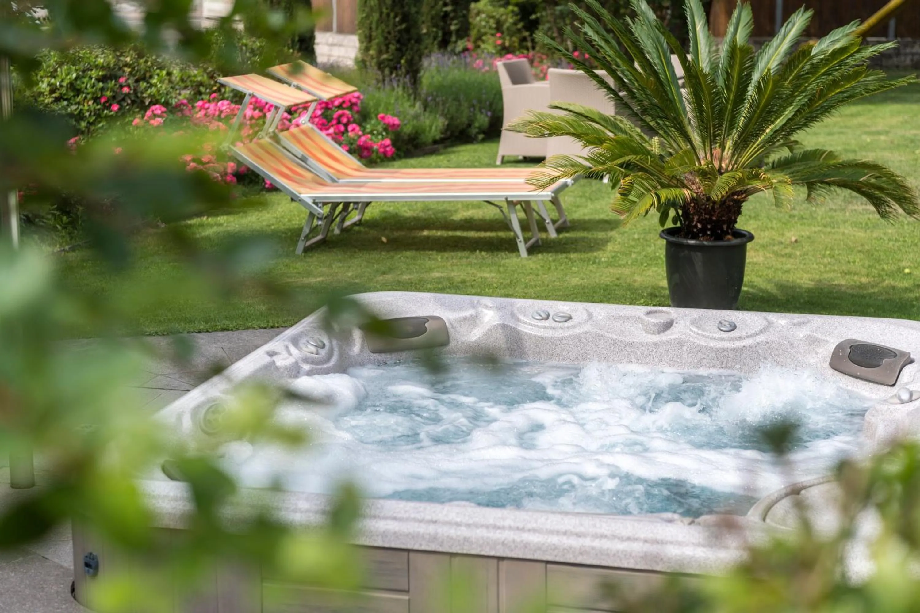 Garden in Apartm. & BB Ferienidylle Gstrein