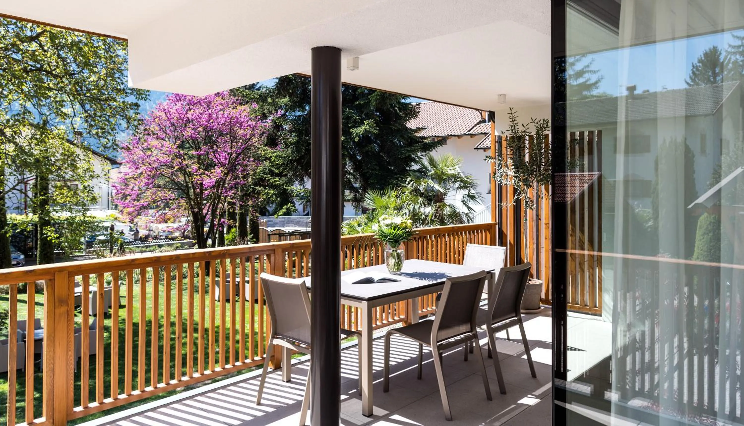 Balcony/Terrace in Apartm. & BB Ferienidylle Gstrein