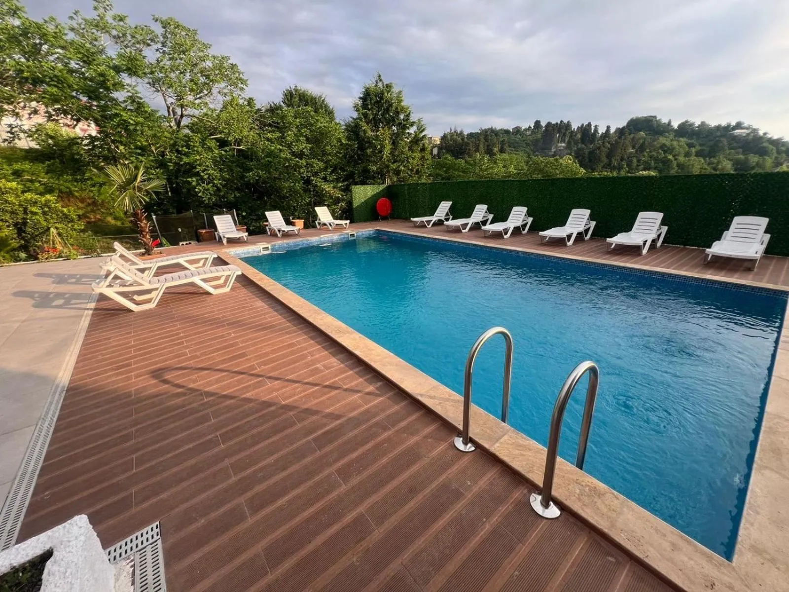 Pool view in Green Cape Guest House