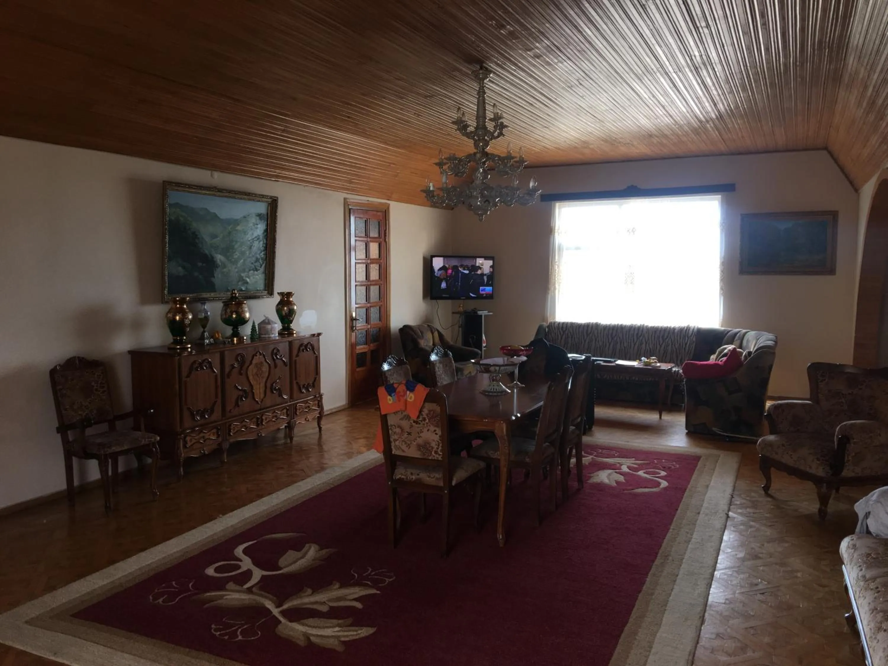 Living room in Green Cape Guest House