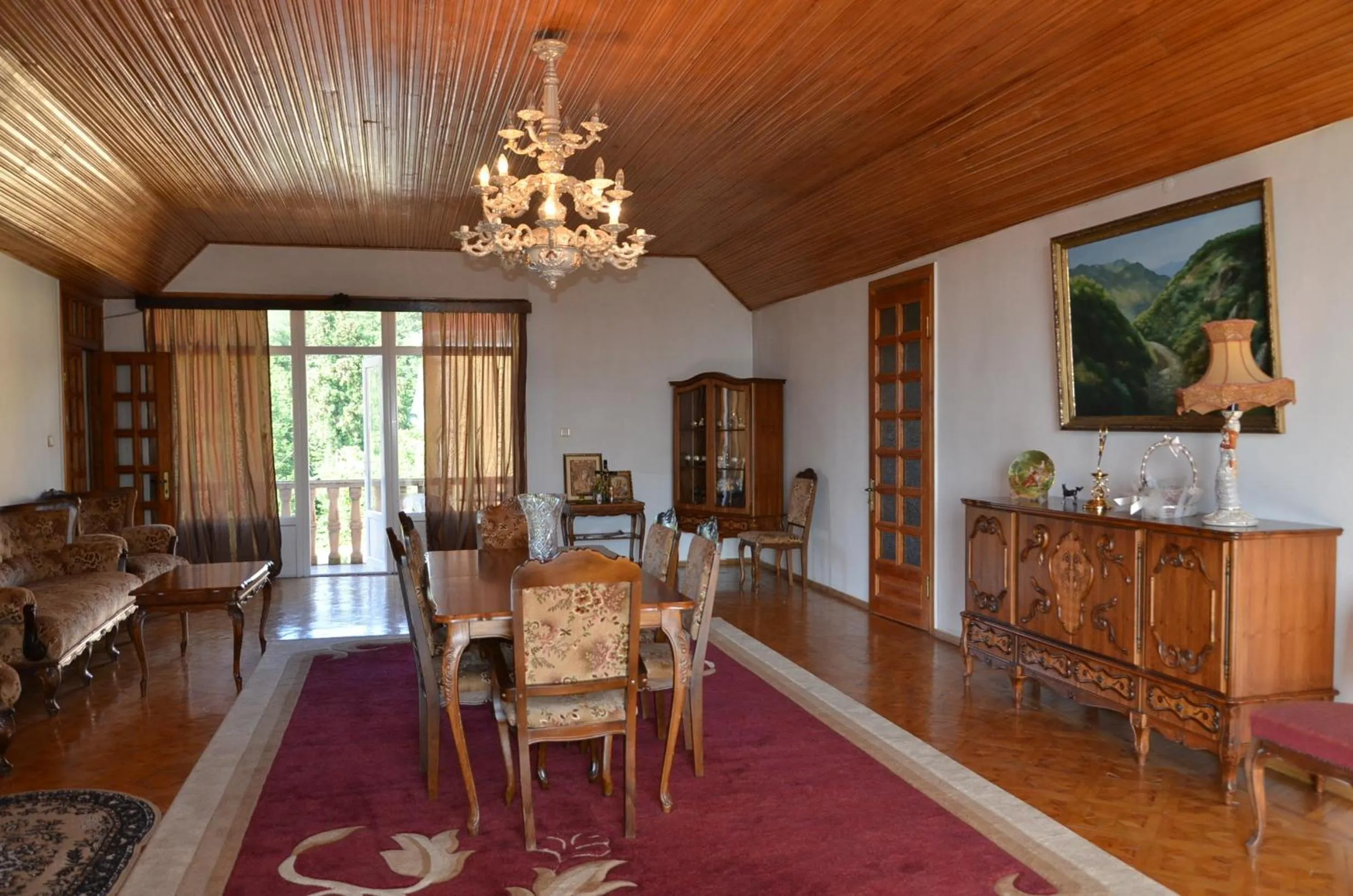Living room in Green Cape Guest House