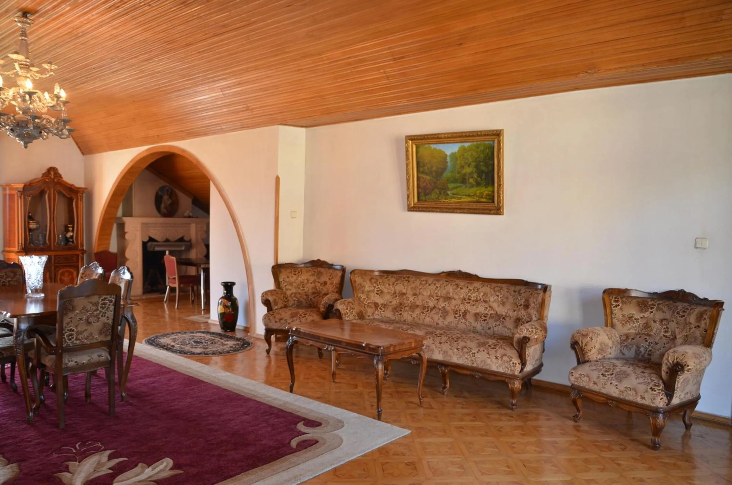 Living room in Green Cape Guest House
