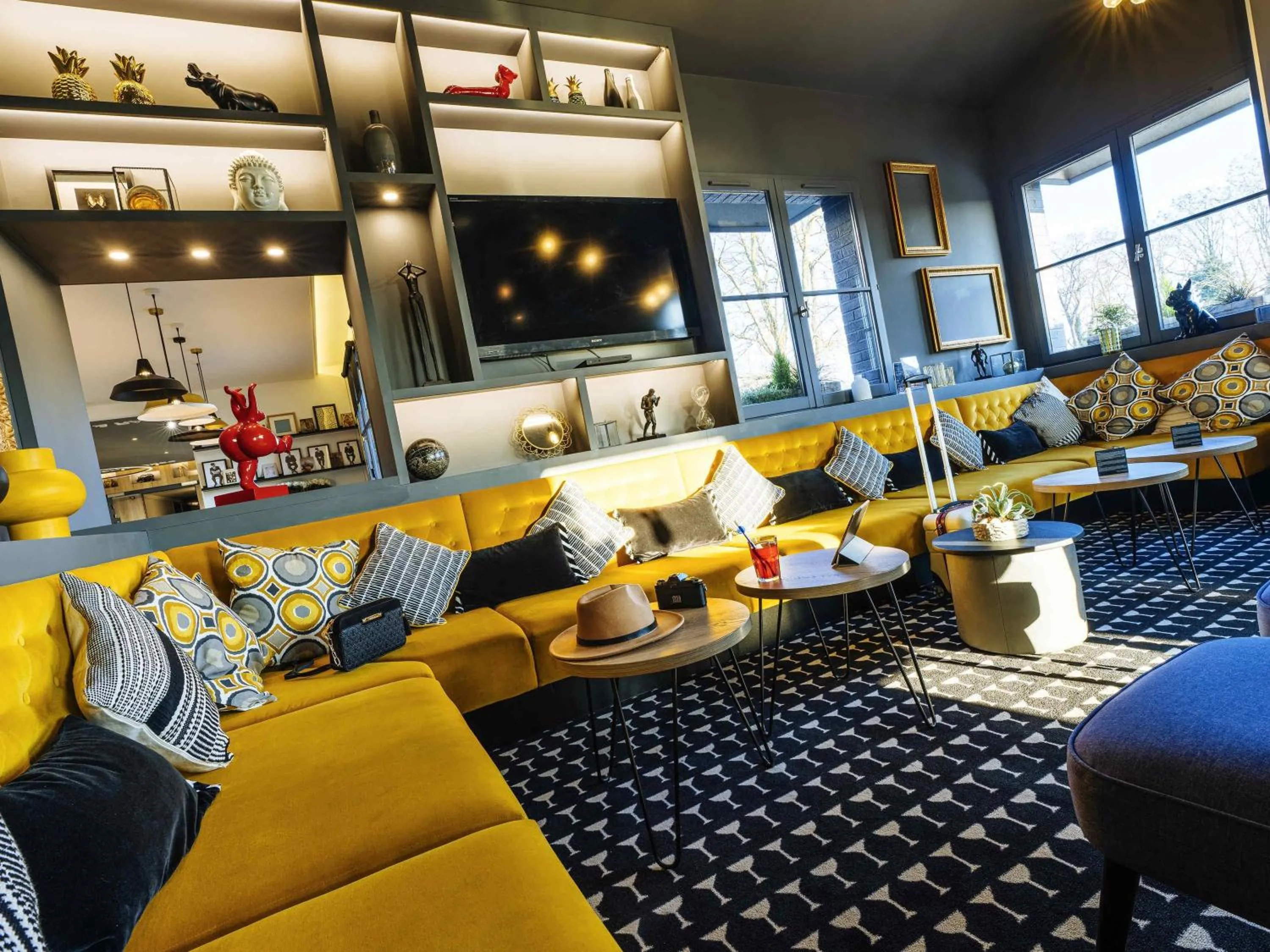 Lounge or bar in ibis Styles Douai Gare Gayant Expo