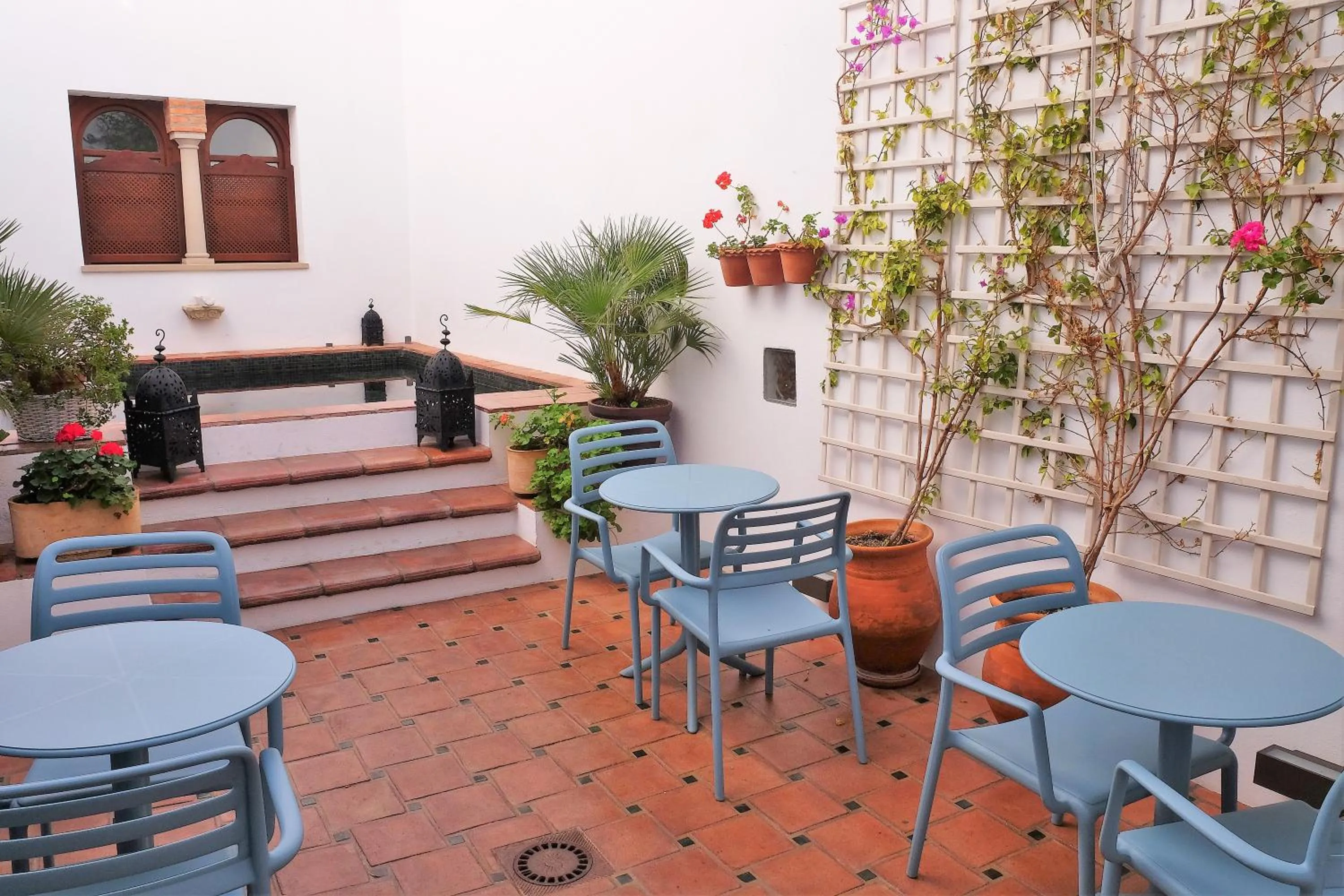 Patio in ApartaSuites Alberca Deluxe