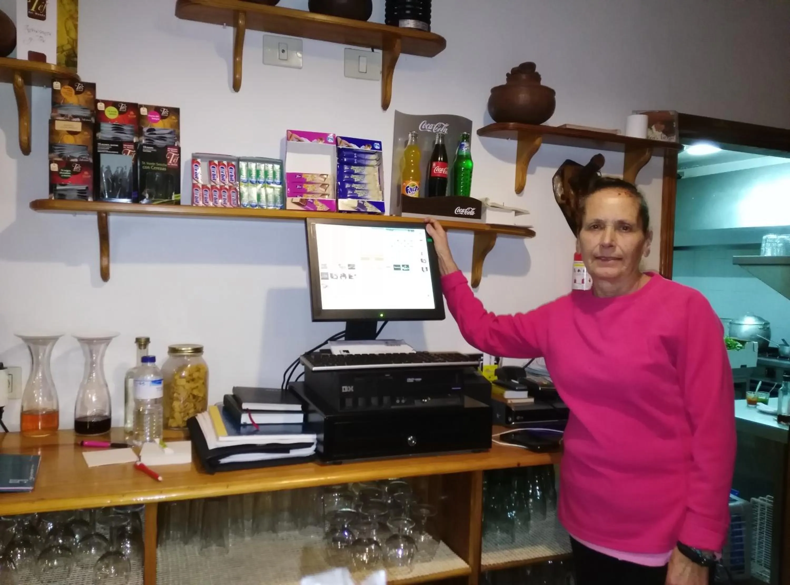 Family in Pensión Amparo Las Hayas