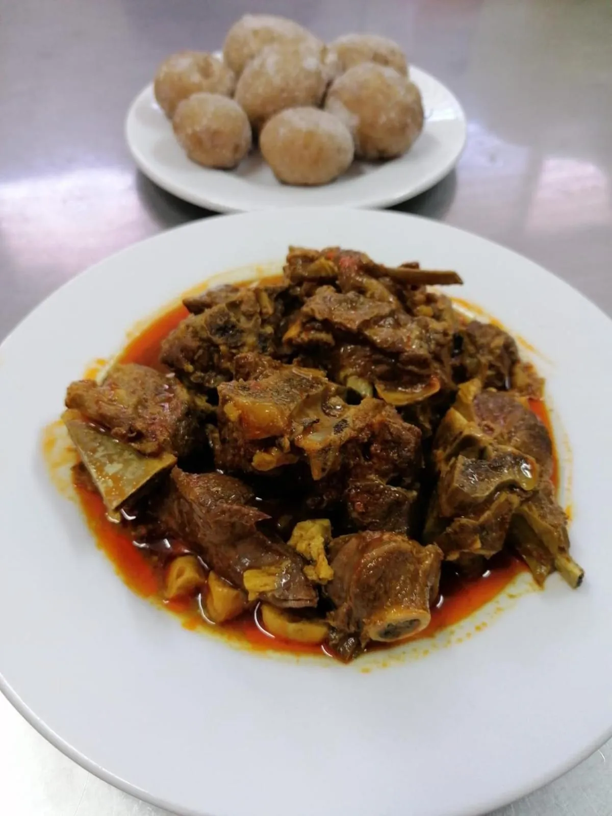 Restaurant/places to eat in Pensión Amparo Las Hayas