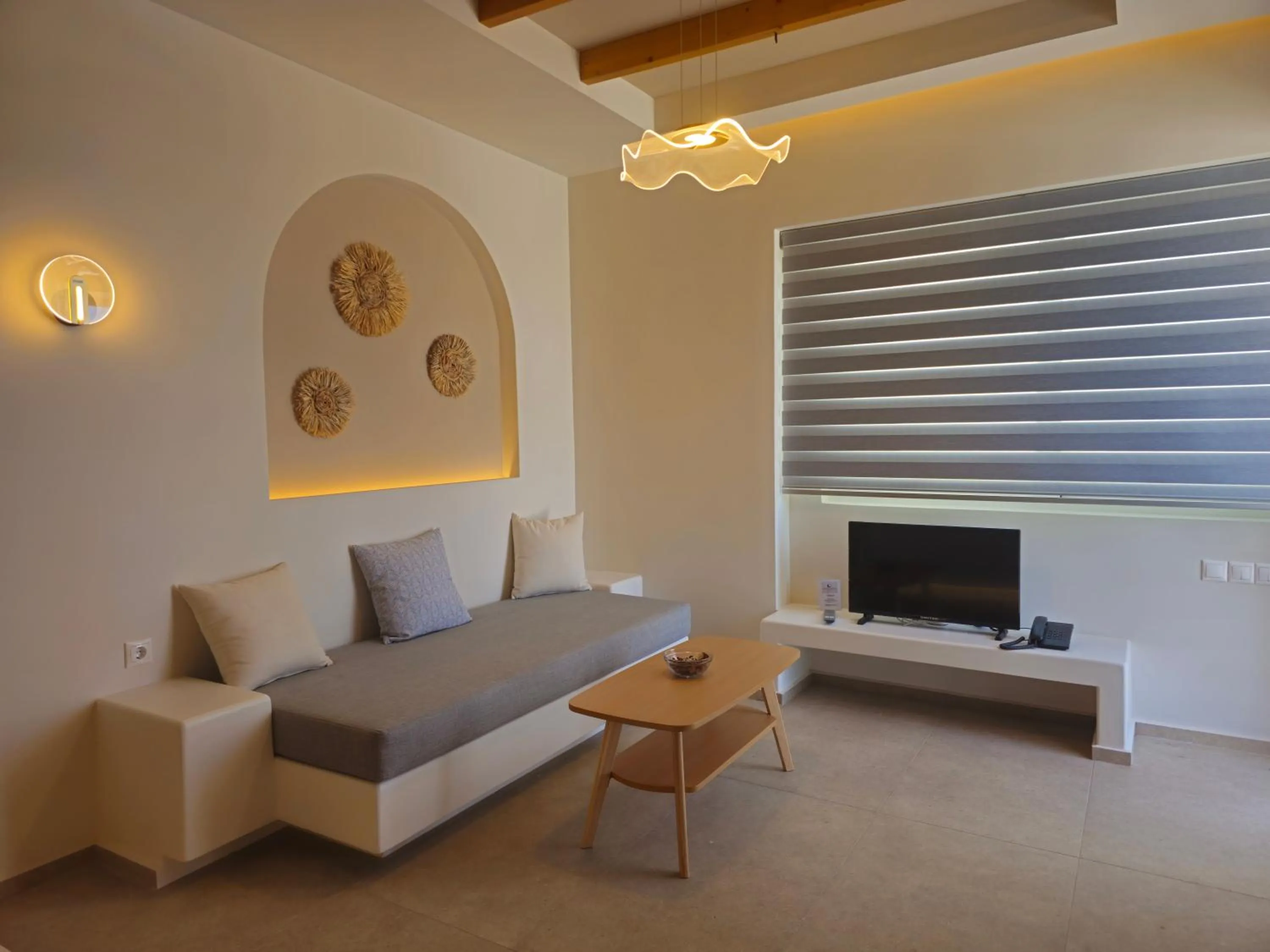 Seating area in Moonlight Apartments & Suites