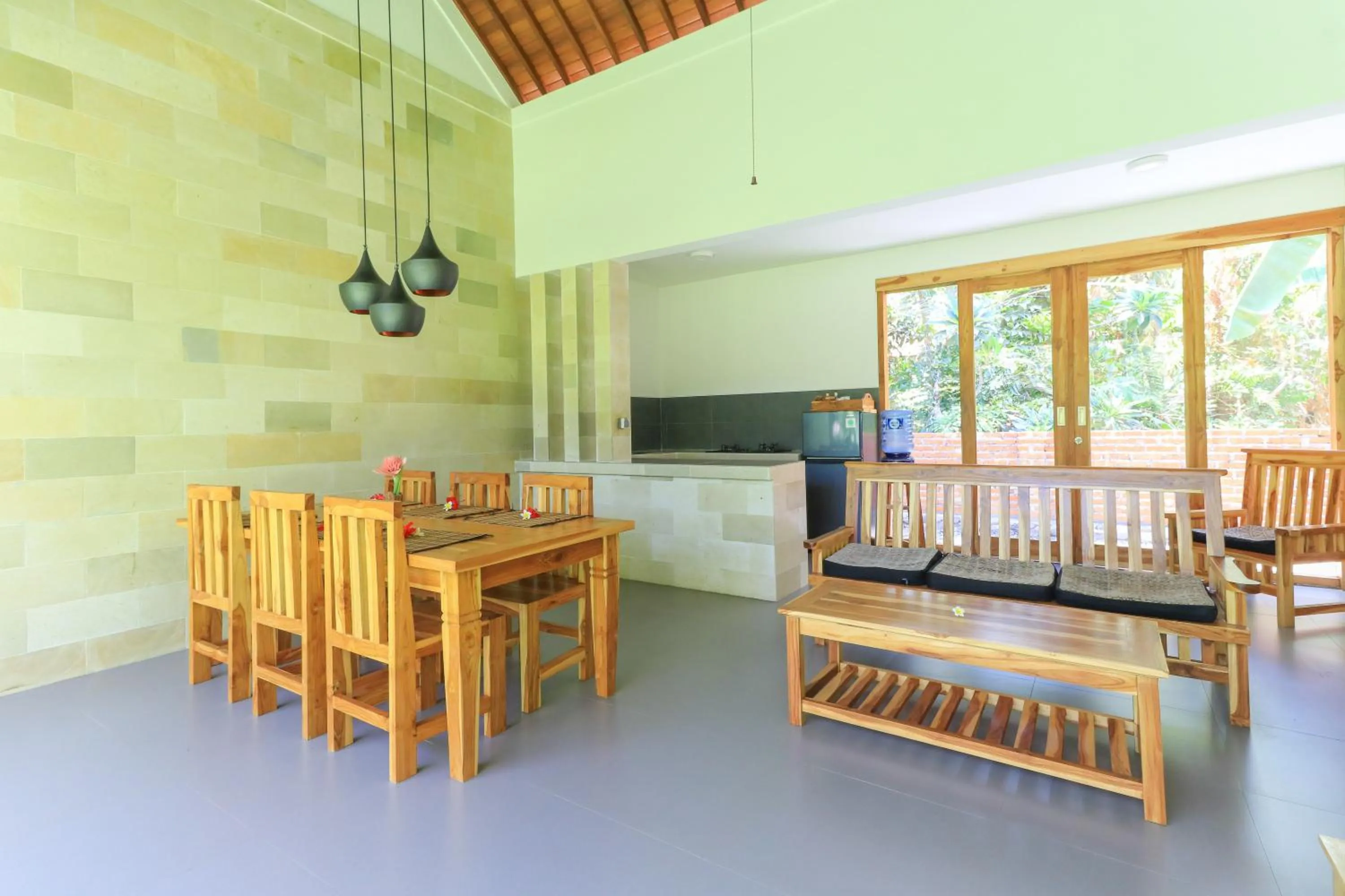 Living room in Palm Beach Villas Bali