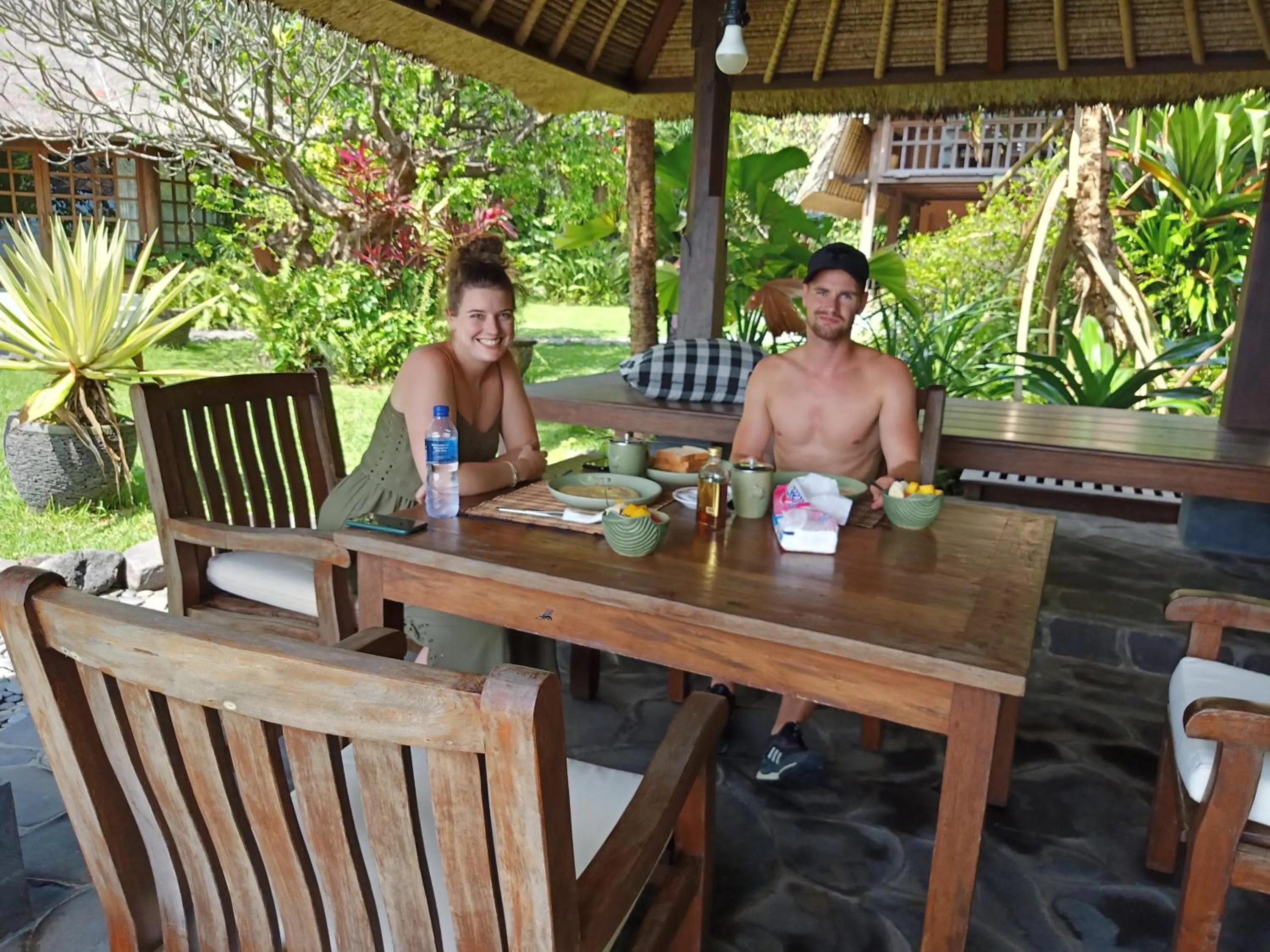 group of guests in Palm Beach Villas Bali