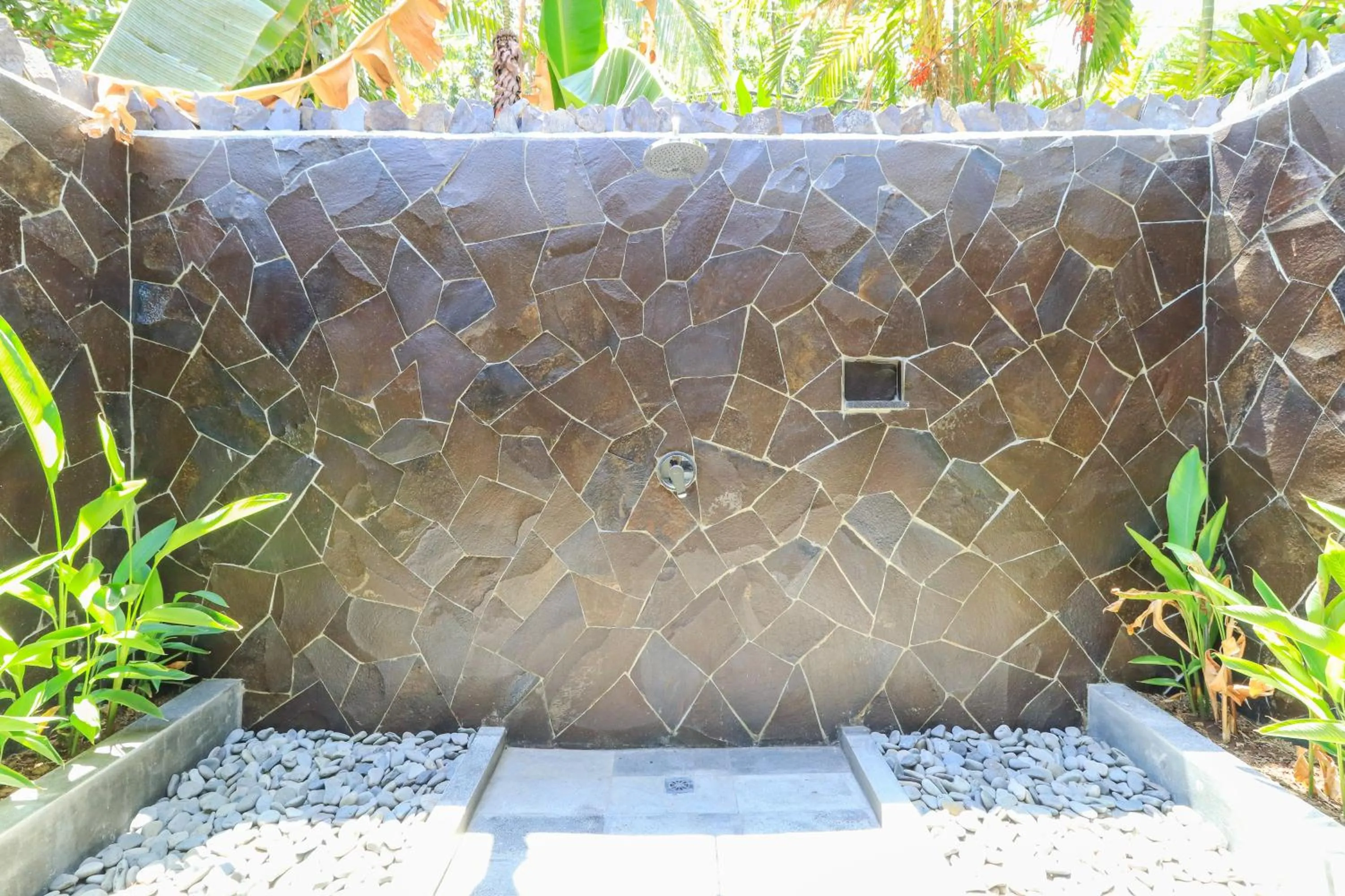 Shower in Palm Beach Villas Bali