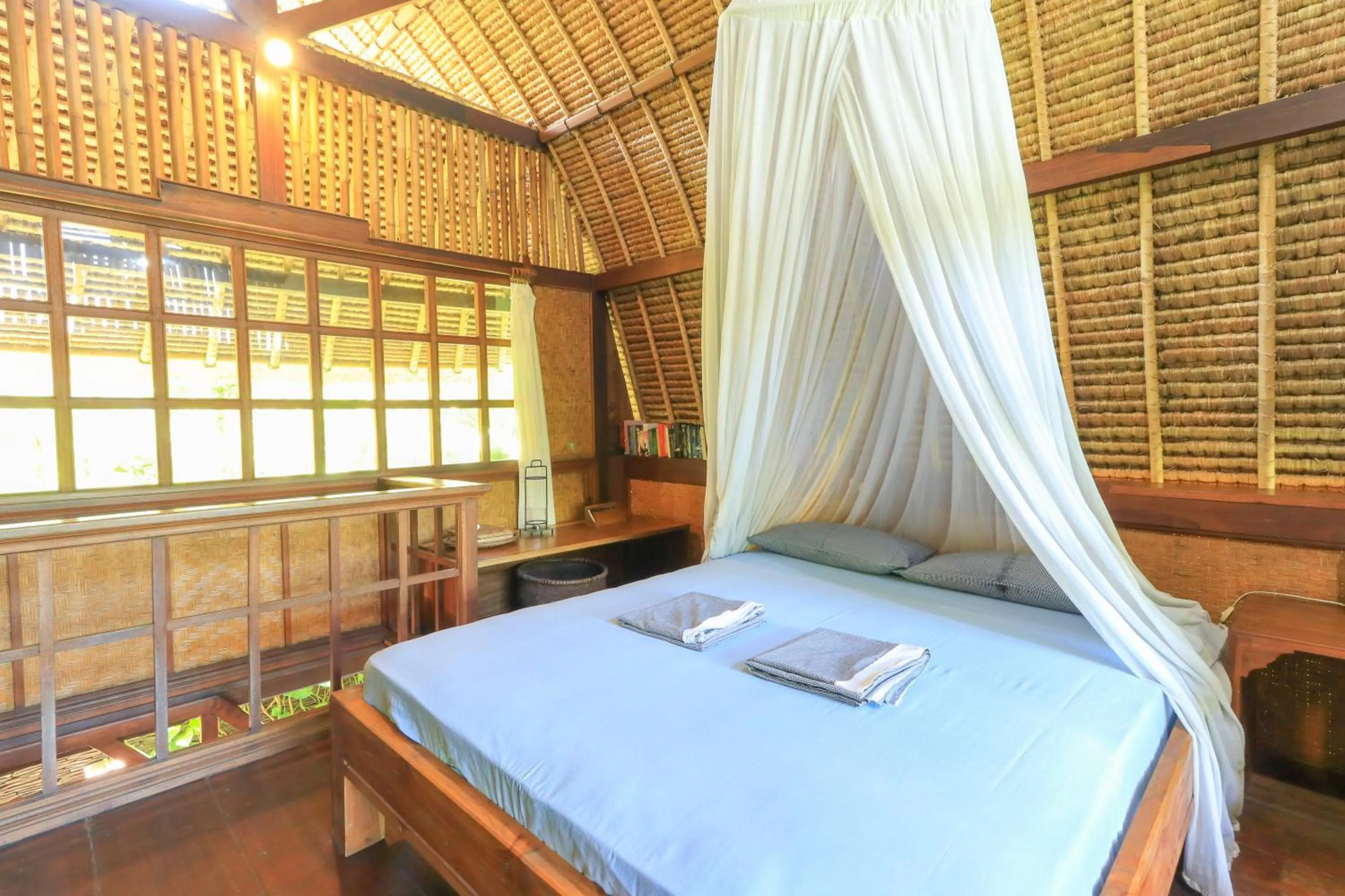 Bedroom, Bed in Palm Beach Villas Bali