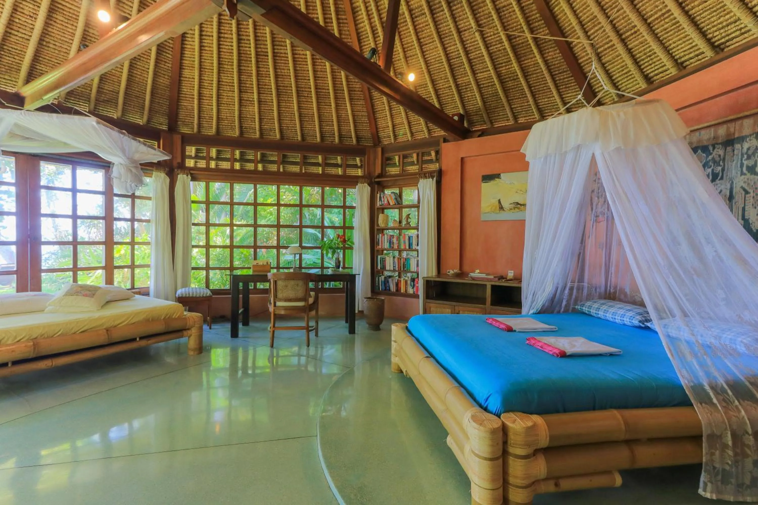 Bed in Palm Beach Villas Bali