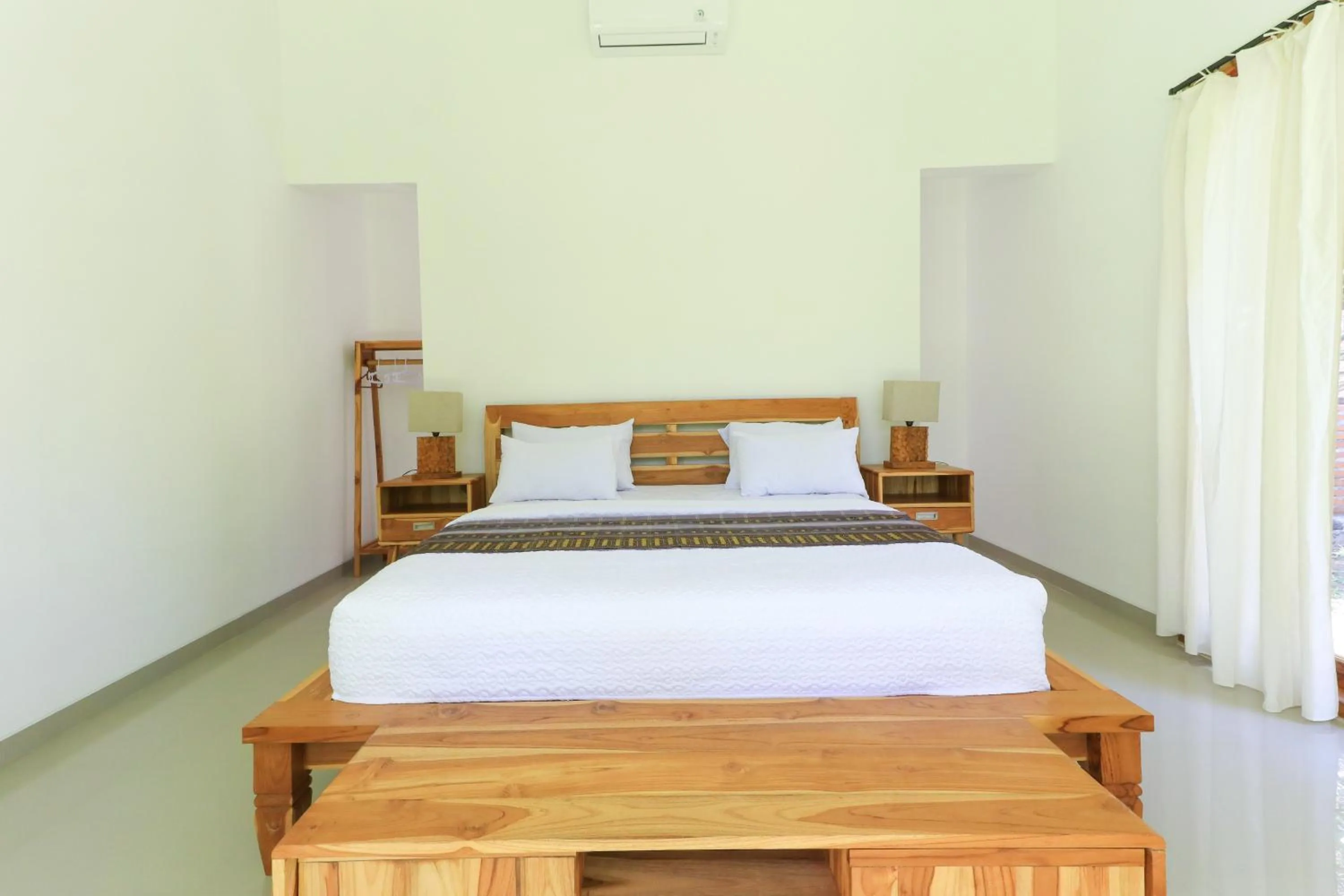 Bedroom, Bed in Palm Beach Villas Bali