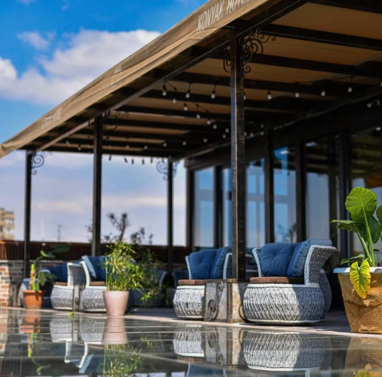 Garden in Konyak Hotel