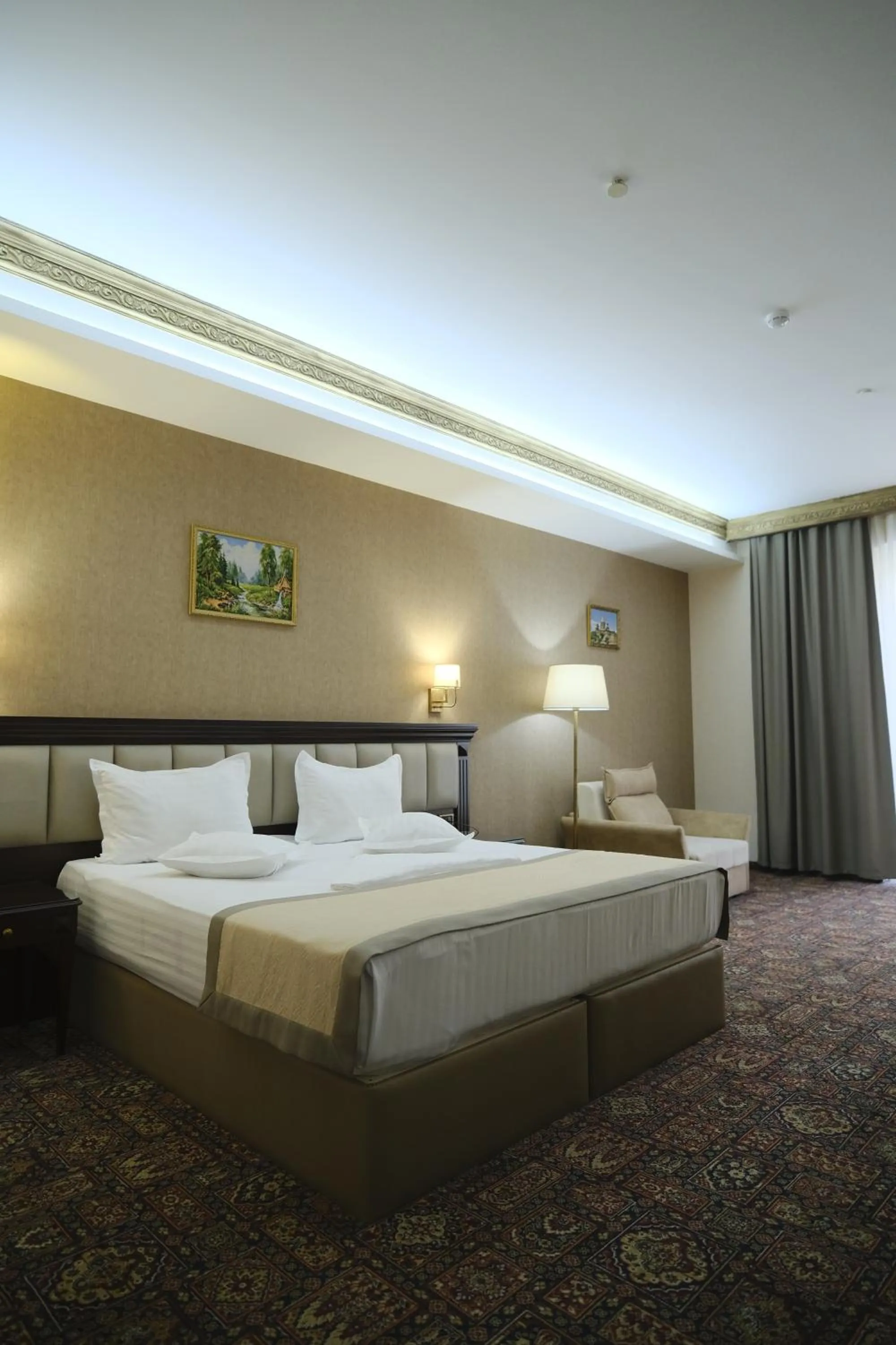 Bed in Konyak Hotel