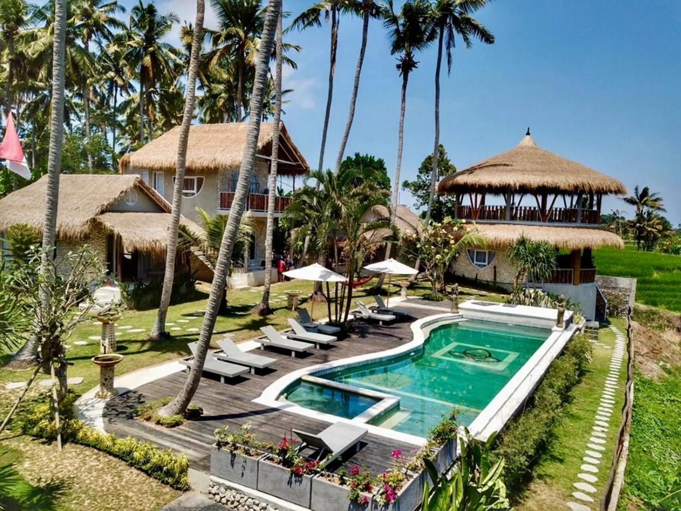 Swimming pool in Coco Verde Bali Resort