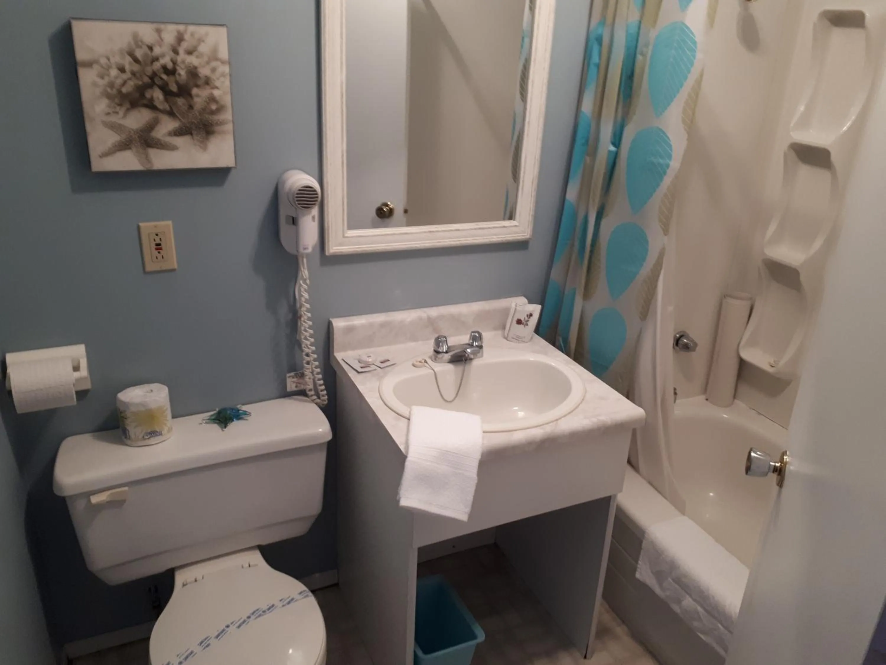 Bathroom in hotel au vieux bardeau