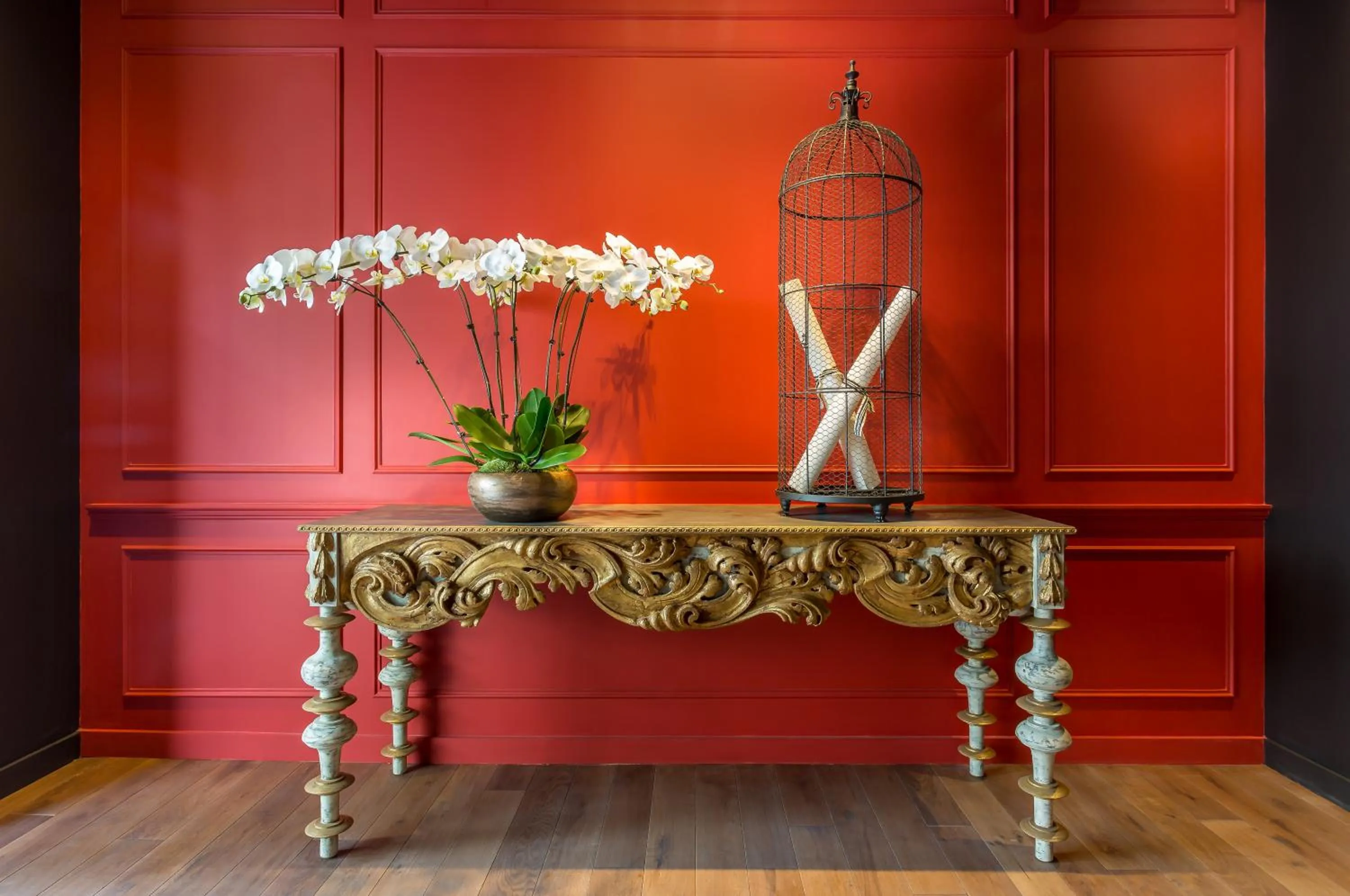 Decorative detail in Hôtel La Comtesse