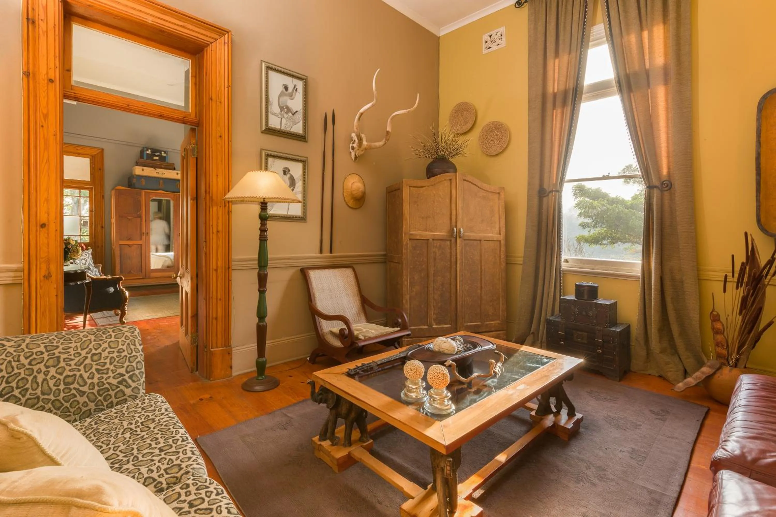 Seating area in Royston Hall Historical Guesthouse
