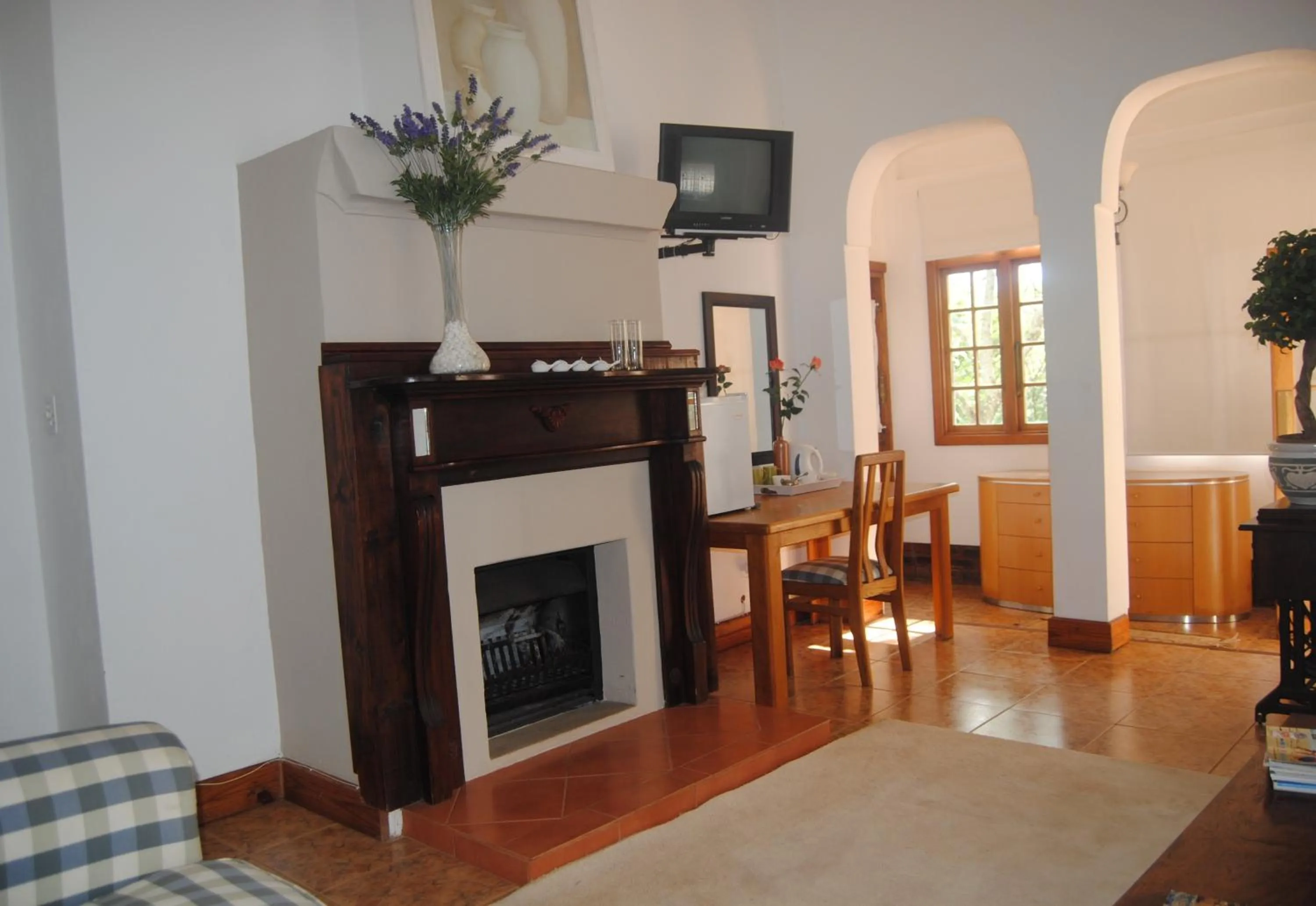 Seating area in Royston Hall Historical Guesthouse