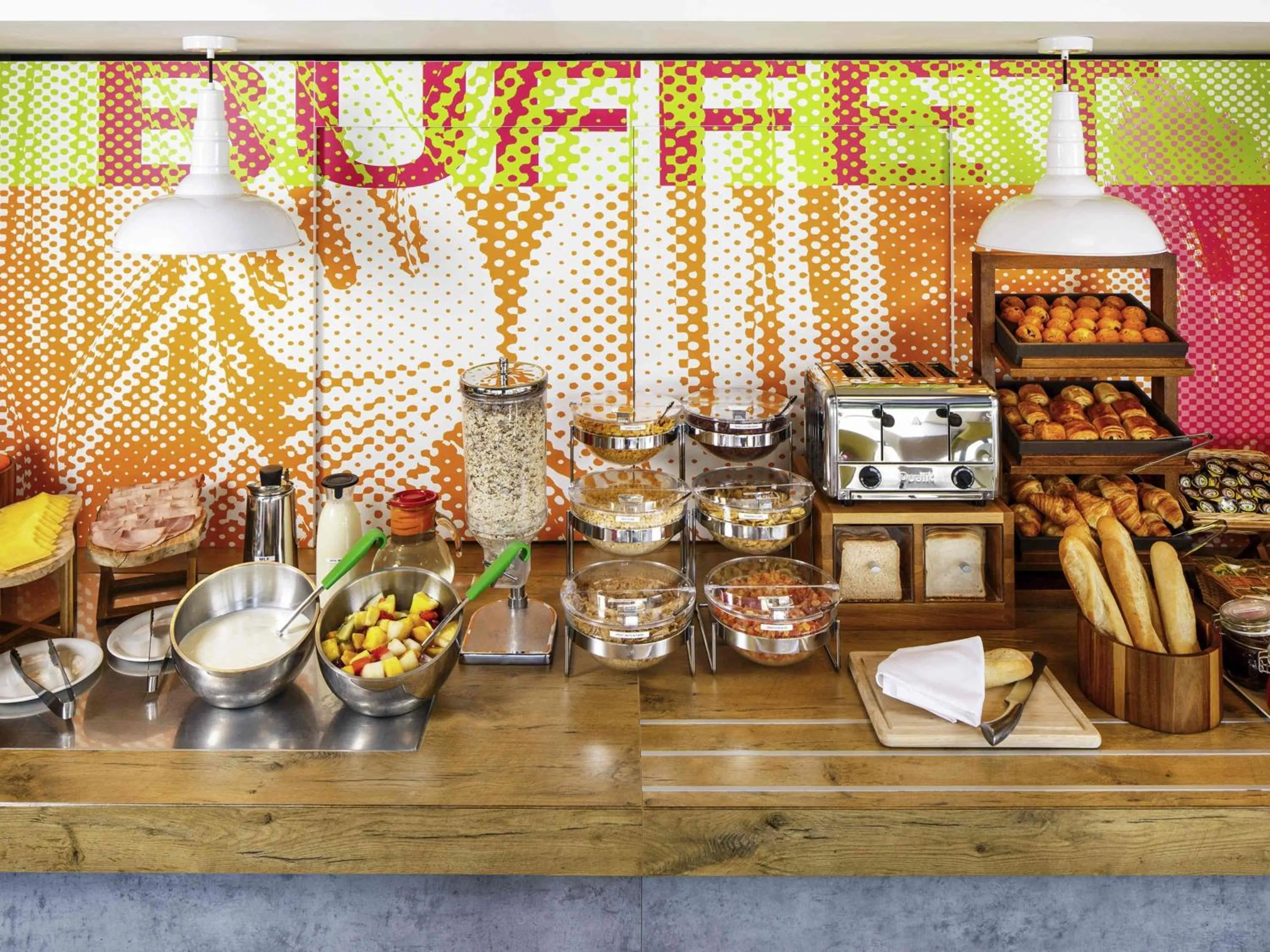 Breakfast in ibis budget Southampton Centre