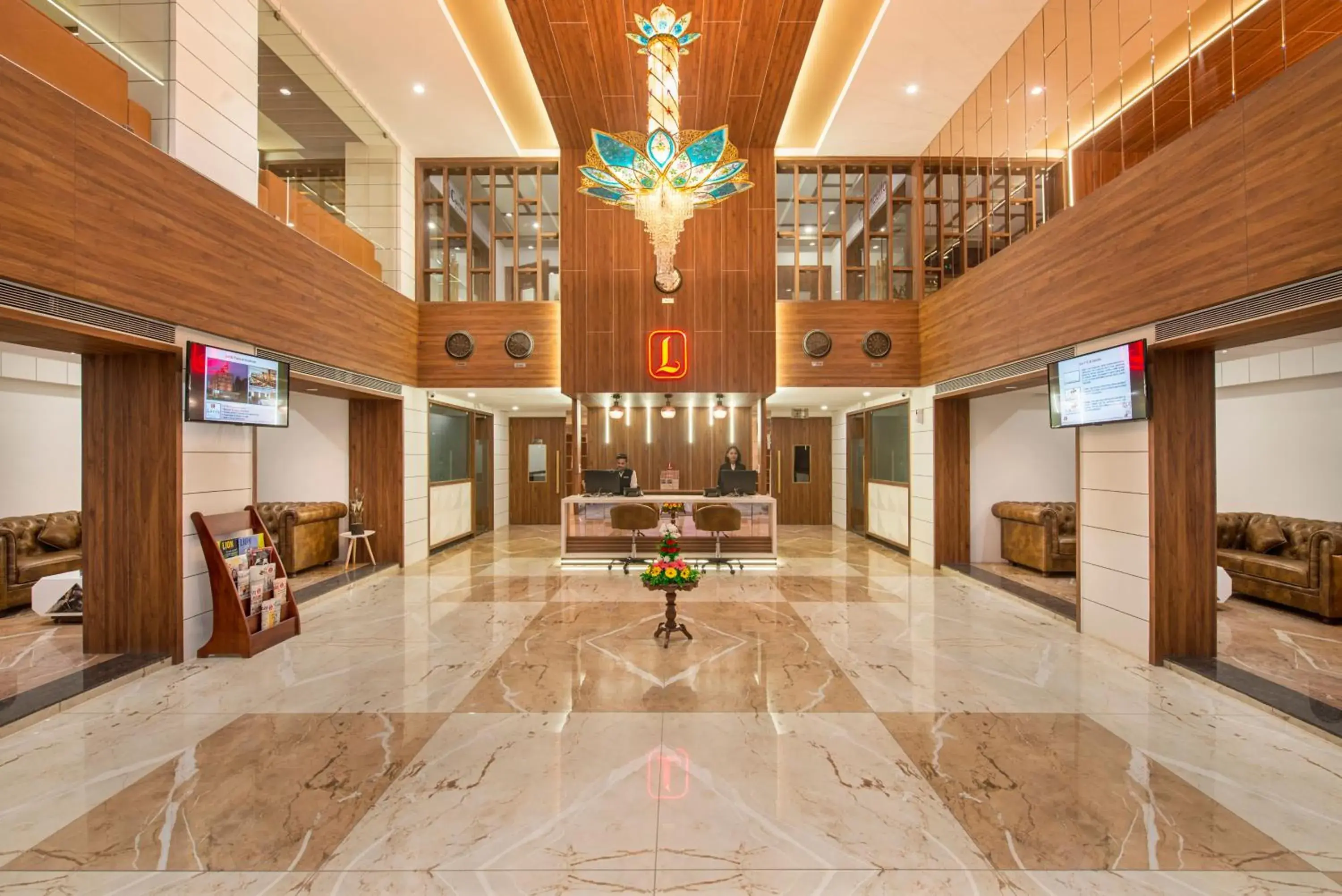 Lobby or reception in Lords Eco Inn Morbi Lobby or reception in Lords Eco Inn Morbi