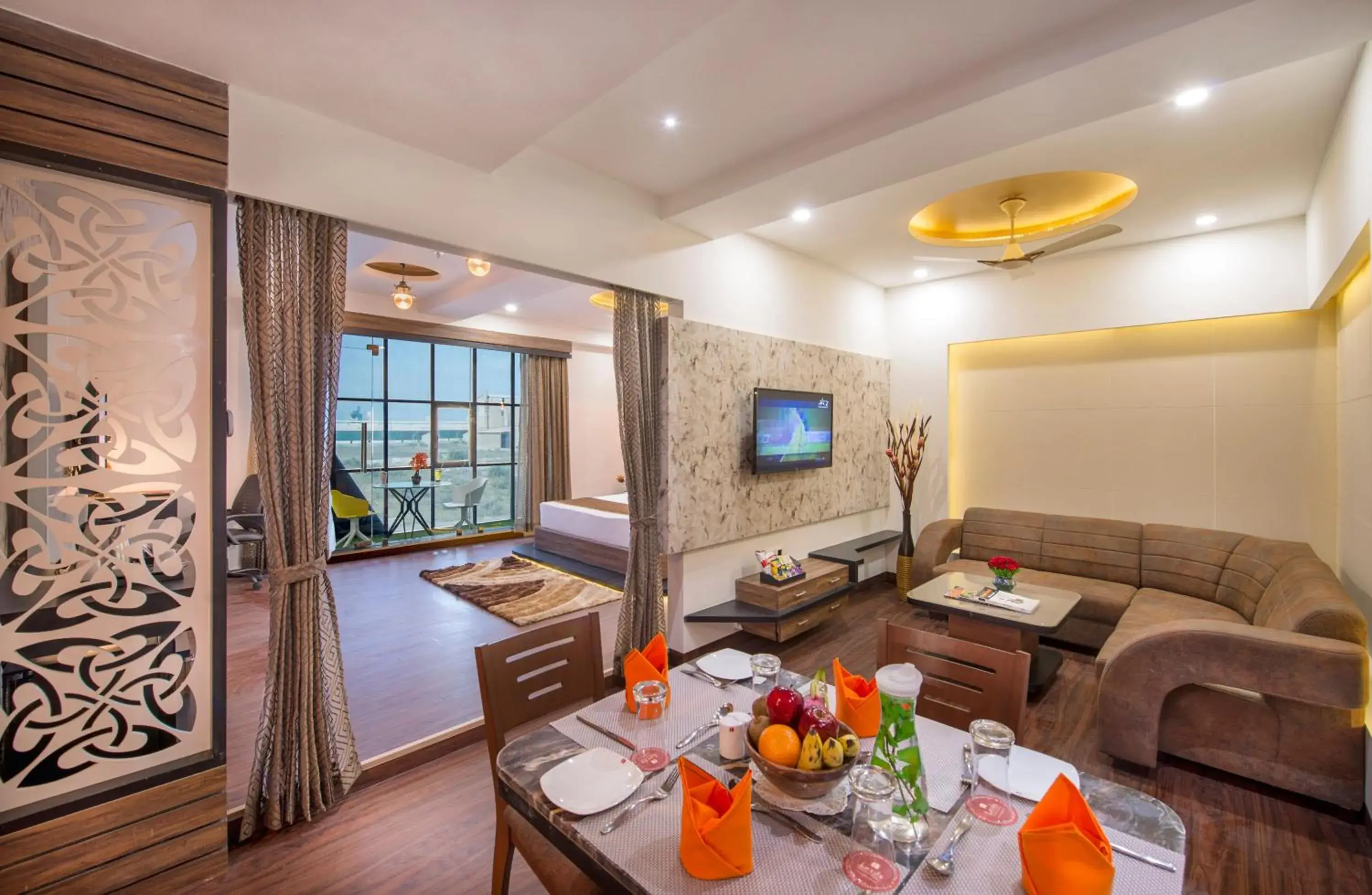 Living room in Lords Eco Inn Morbi Living room in Lords Eco Inn Morbi