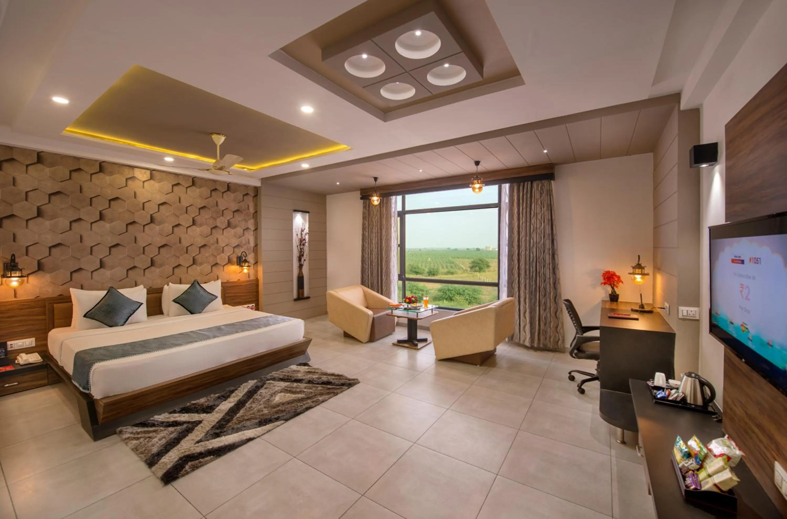 Photo of the whole room, Bed in Lords Eco Inn Morbi