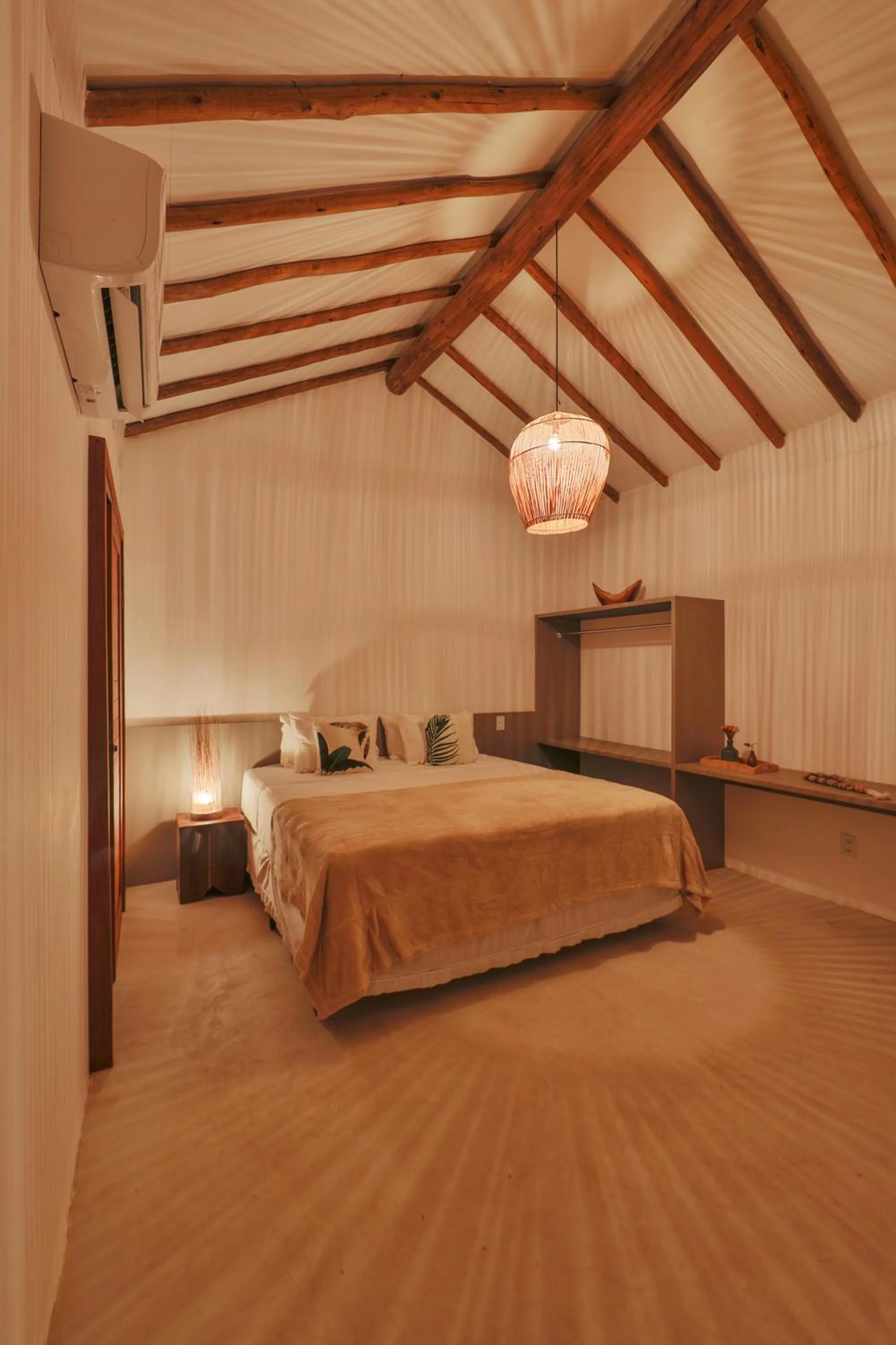 Bed in Pousada Tatuá