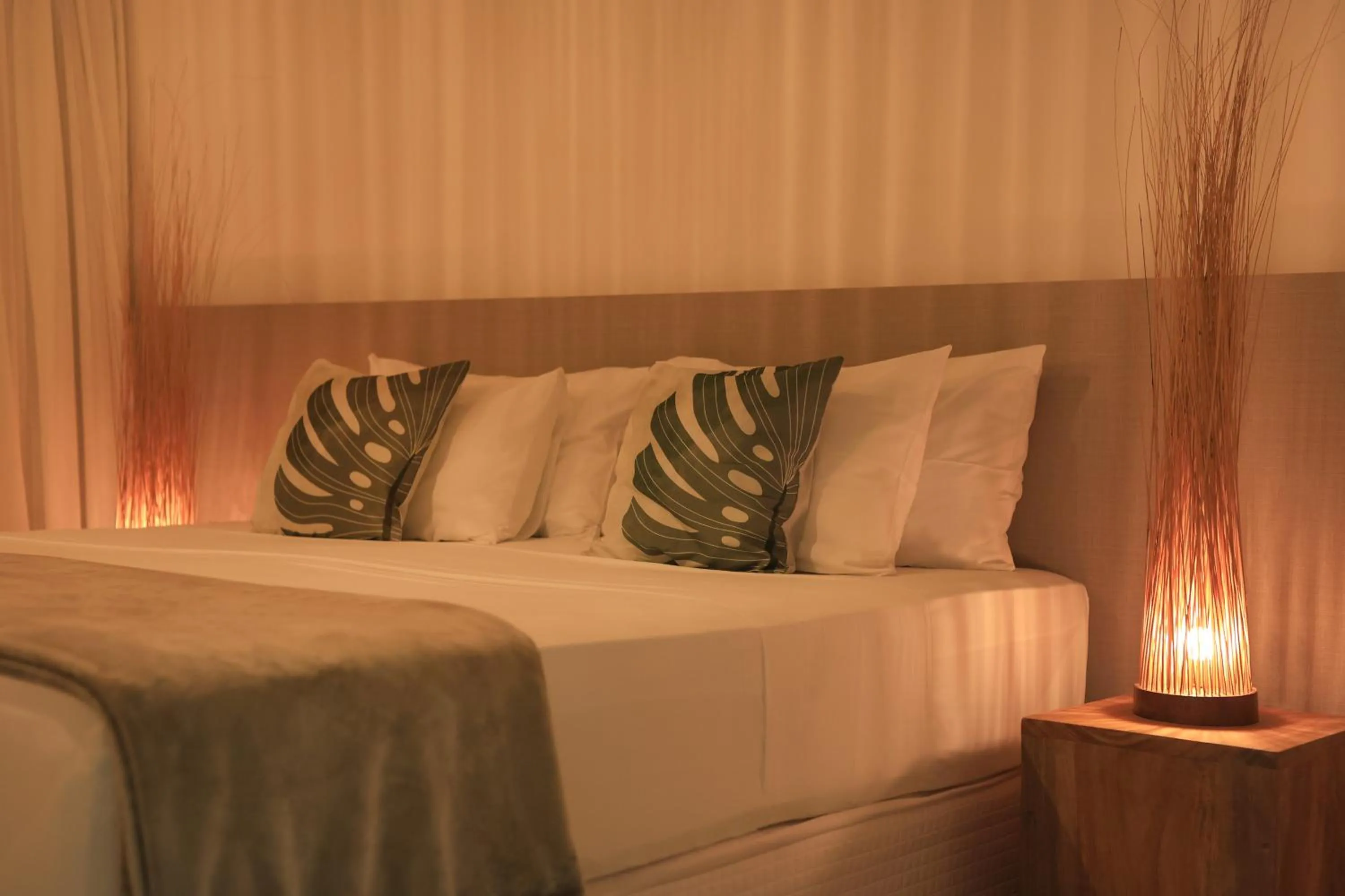 Bed in Pousada Tatuá