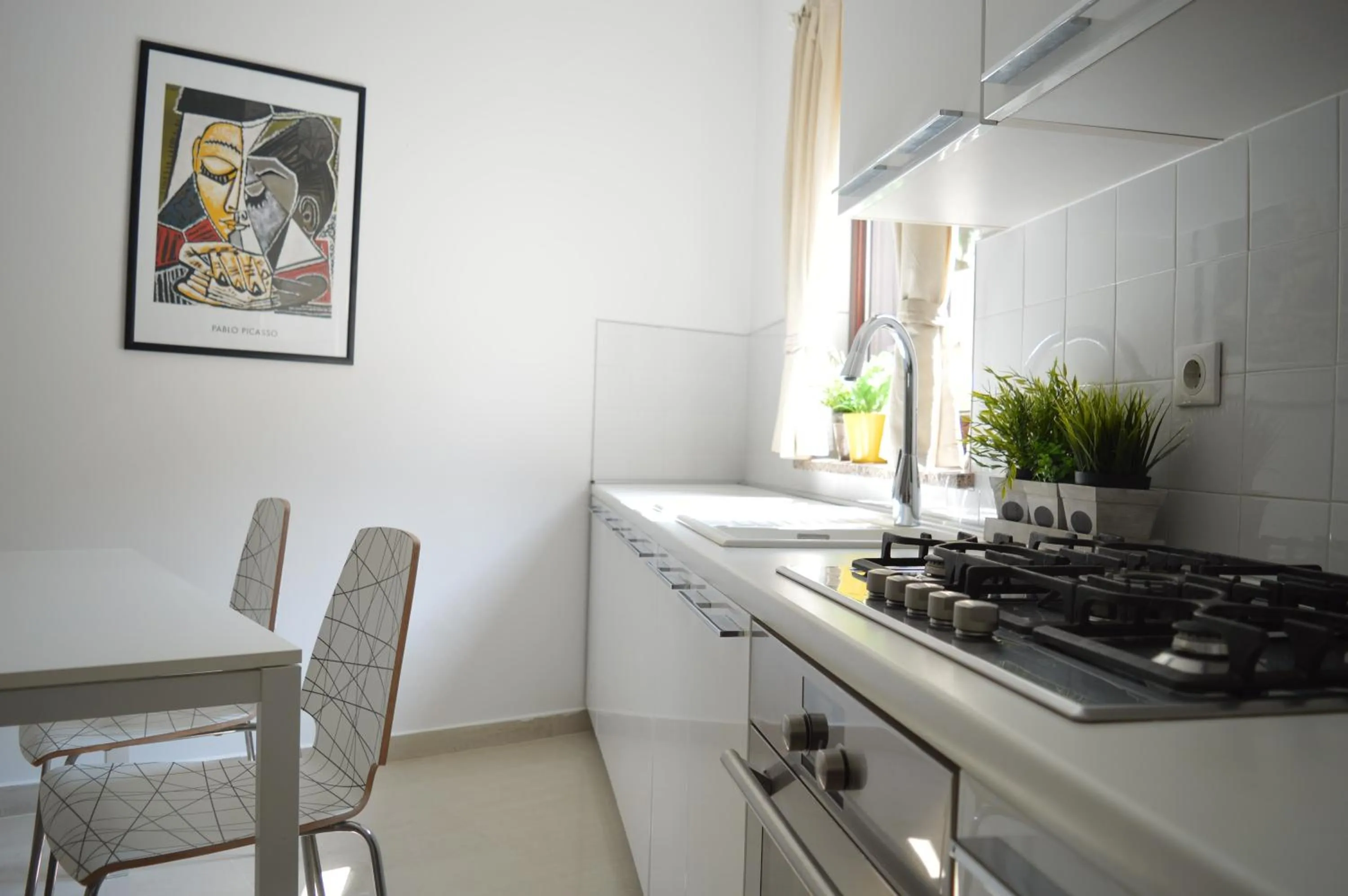 Kitchen or kitchenette in Apartments Villa Alba