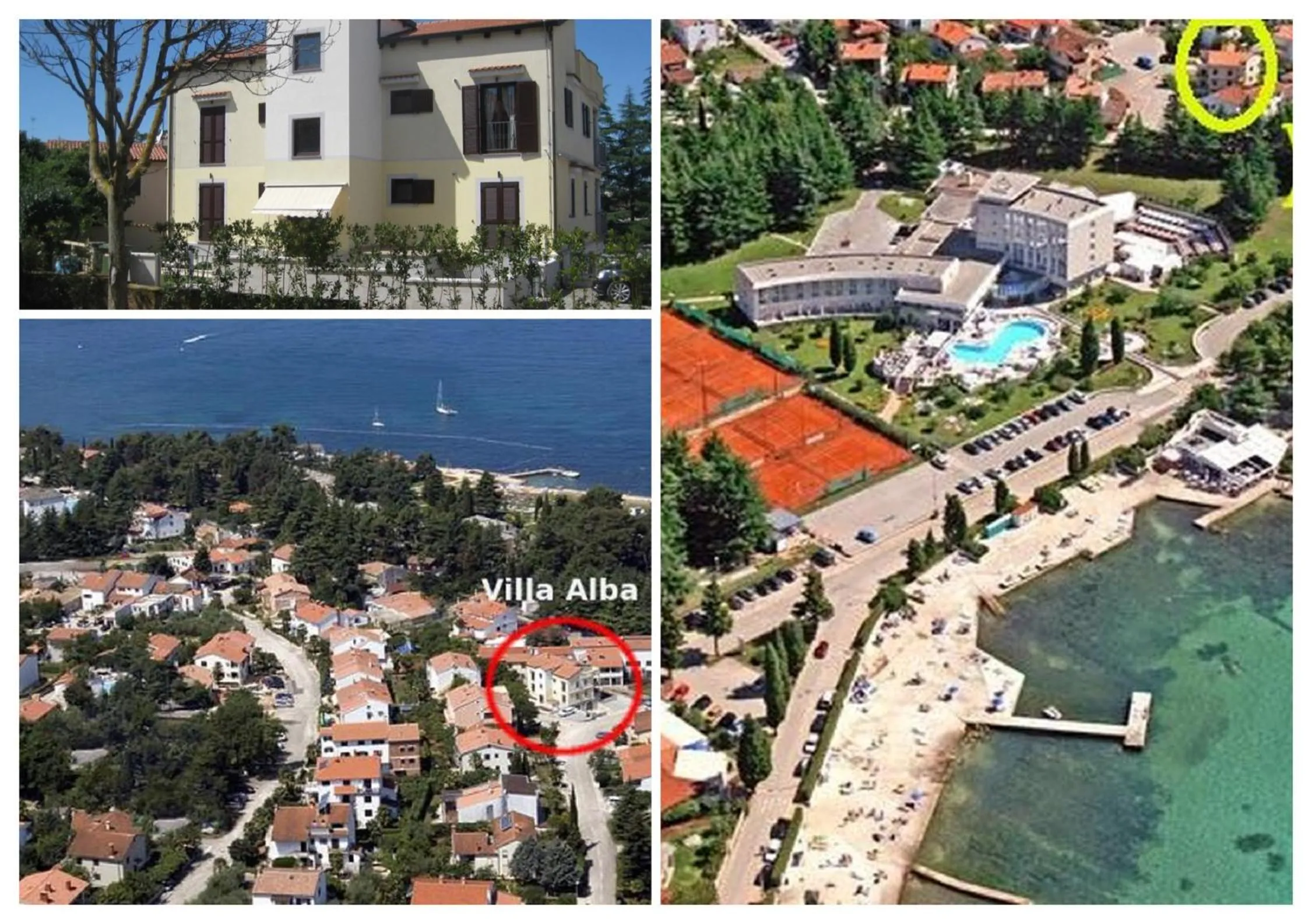 Neighbourhood in Apartments Villa Alba
