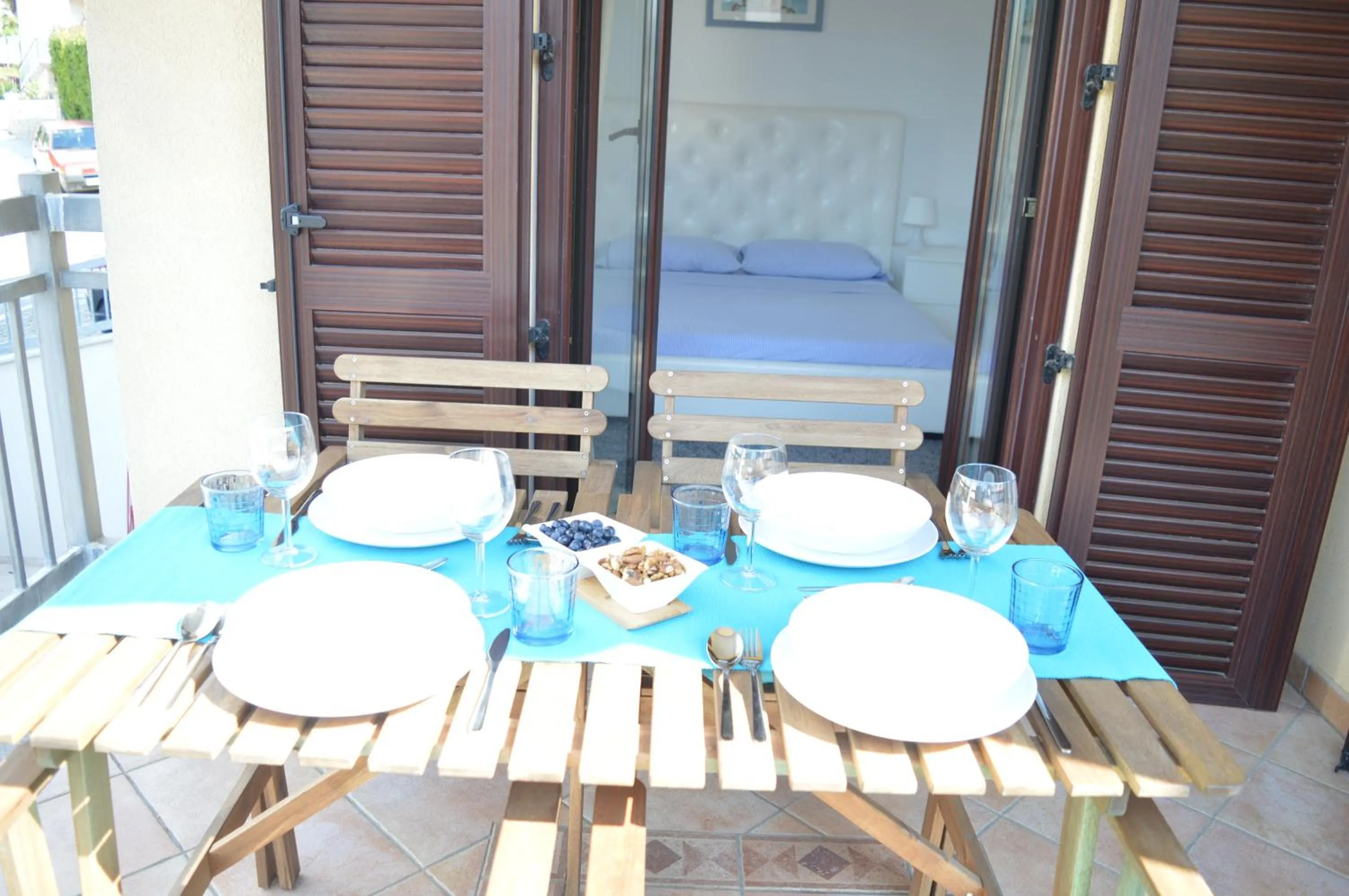 Balcony/Terrace in Apartments Villa Alba