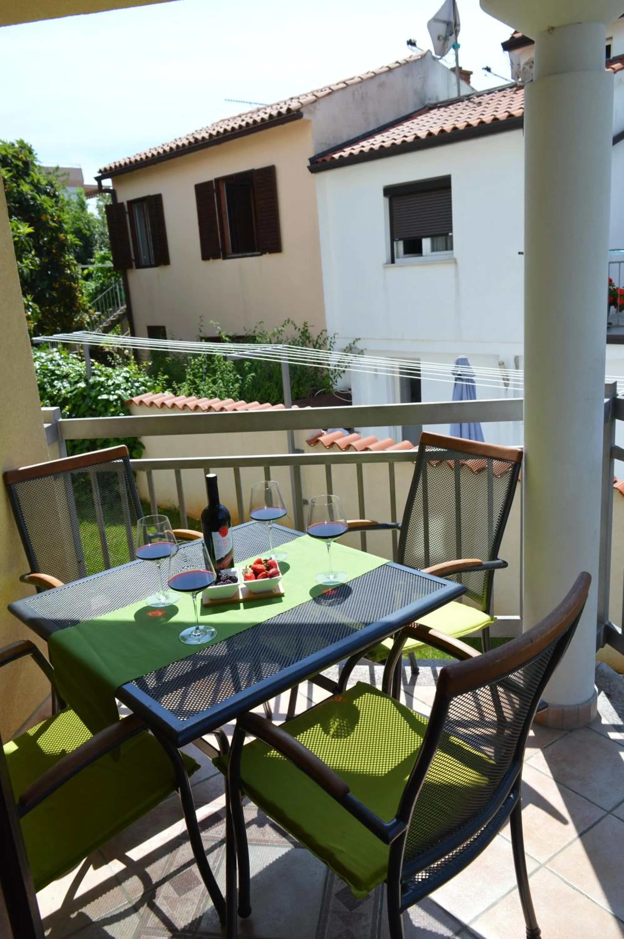 Balcony/Terrace in Apartments Villa Alba