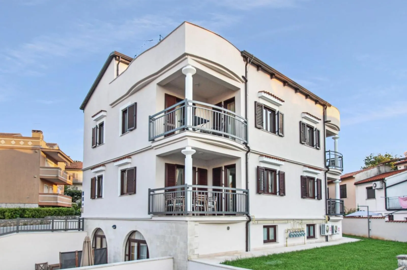 Property building in Apartments Villa Alba