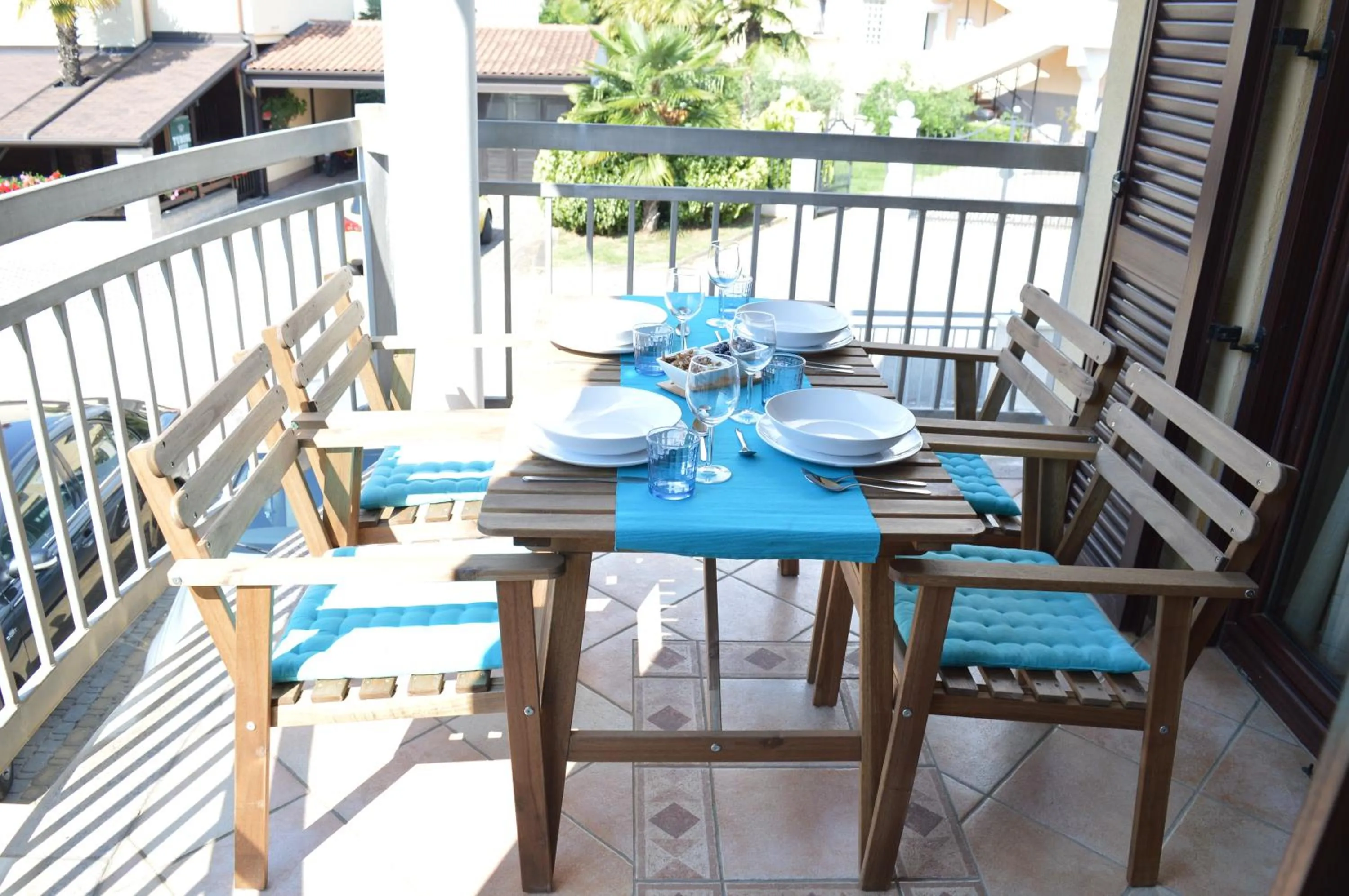 Balcony/Terrace in Apartments Villa Alba