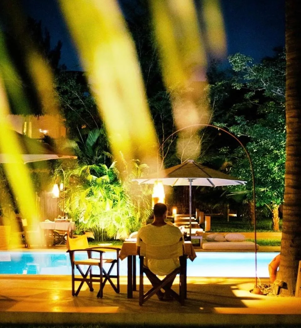 Swimming pool in Palm Garden ECO Boutique Hotel No Kids under 12