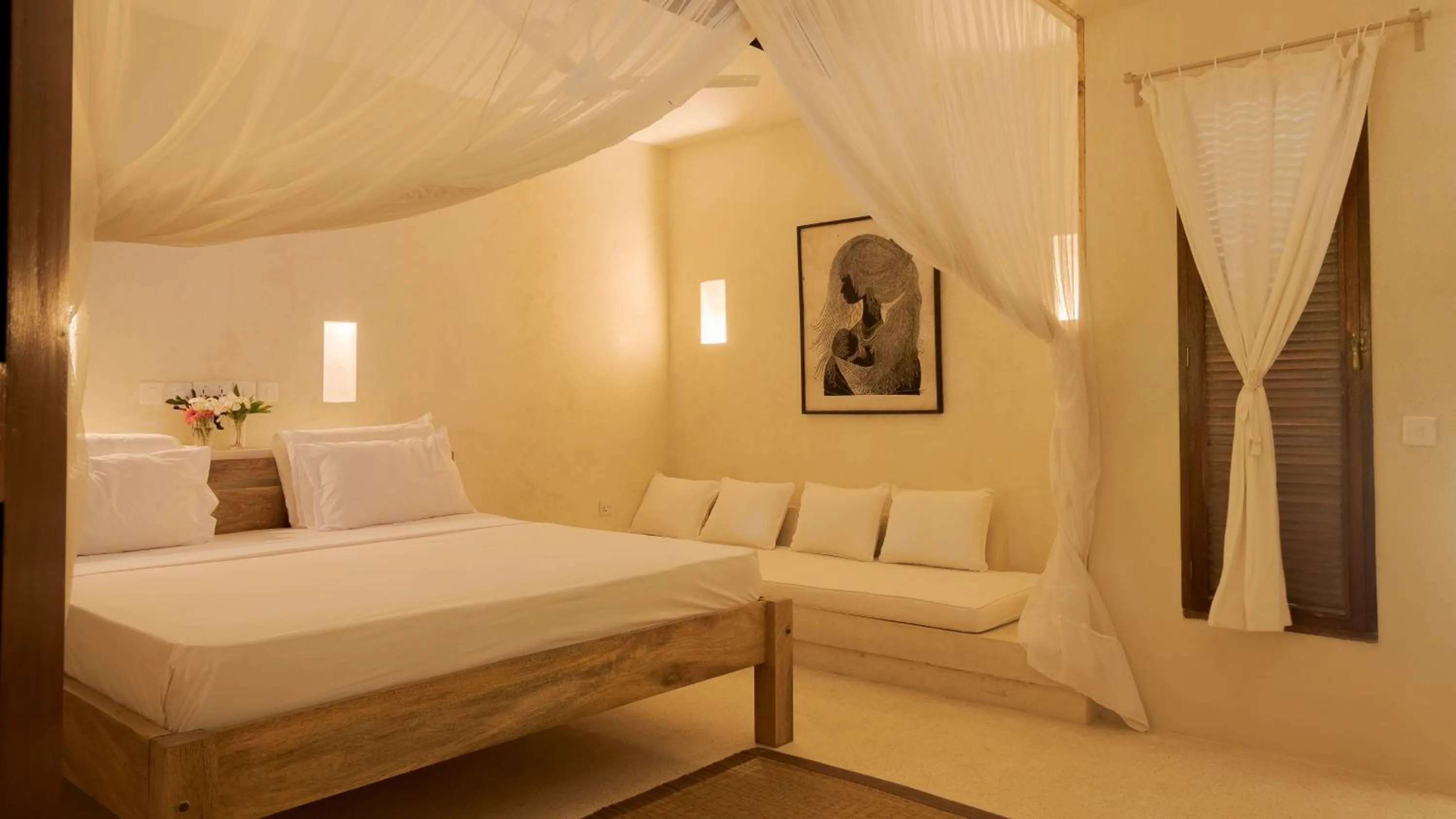 Bed in Palm Garden ECO Boutique Hotel No Kids under 12