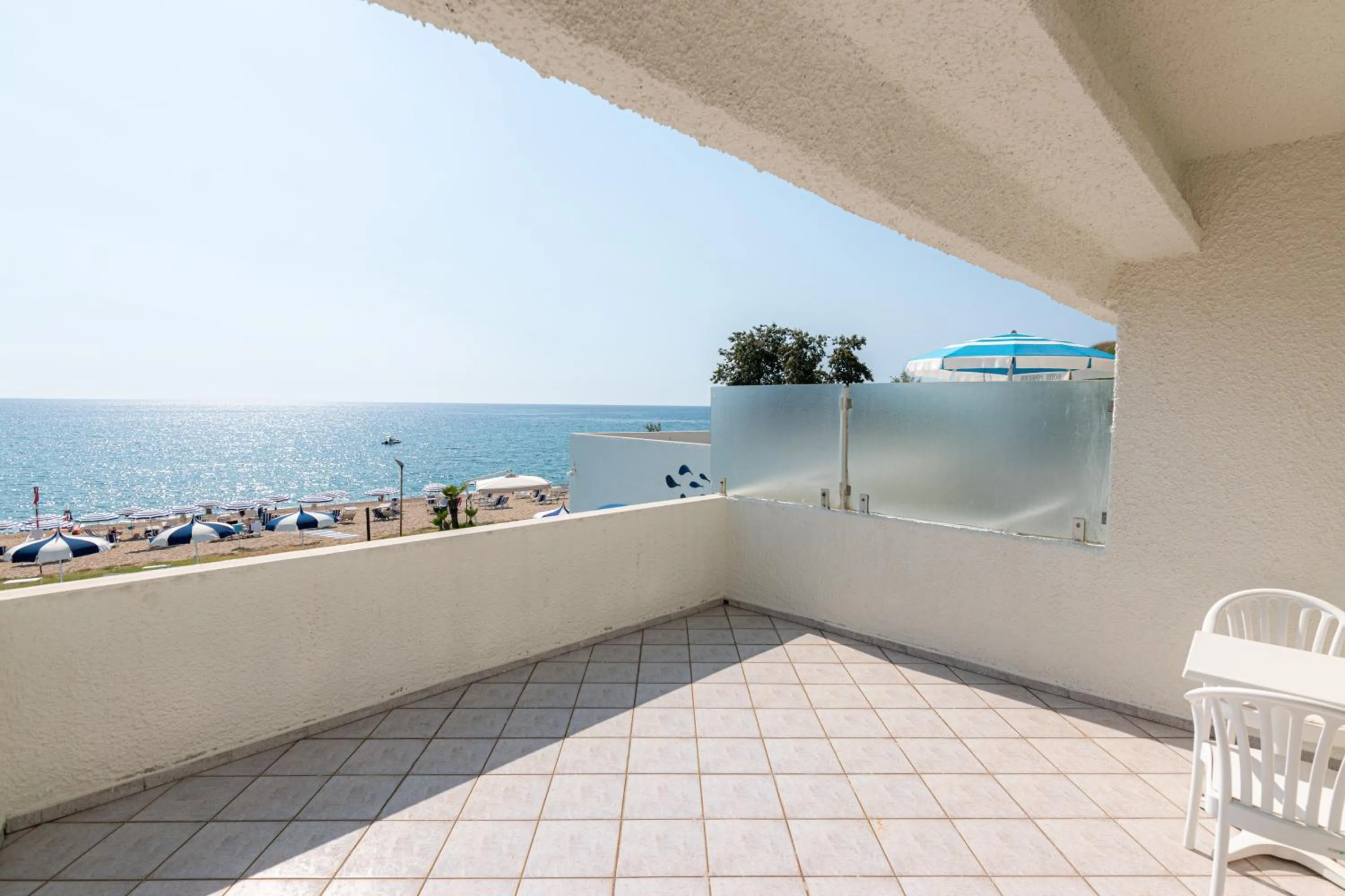 Patio in Hotel Poseidon