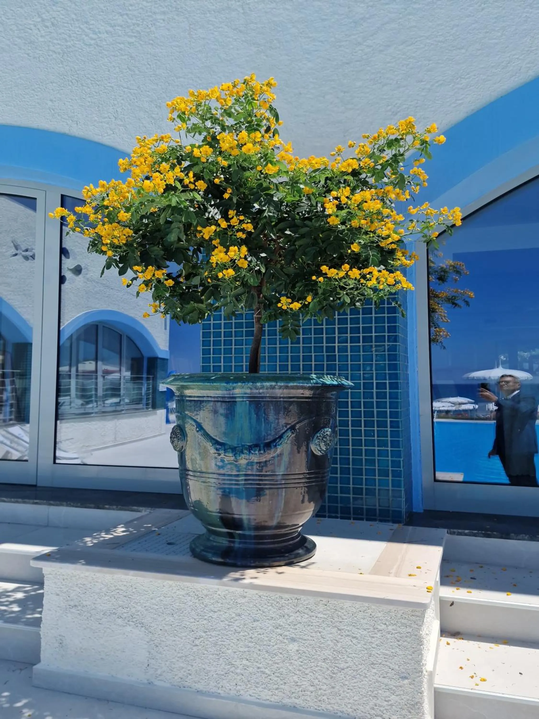 Decorative detail in Hotel Poseidon